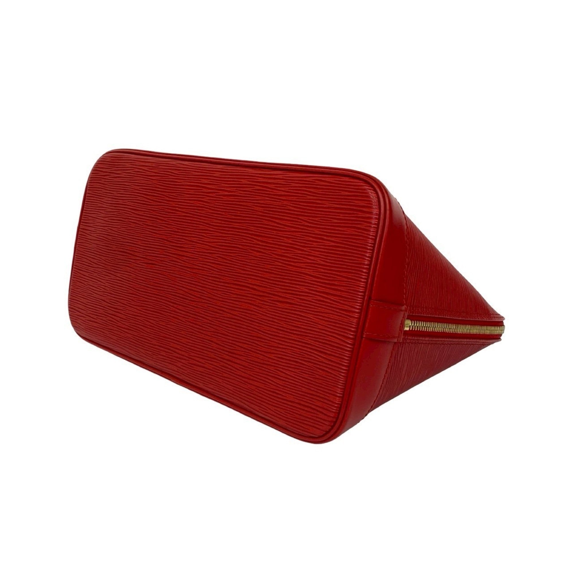 Louis Vuitton Red Color Epi Leather Handbag Tote Bag (Pre-Owned)
