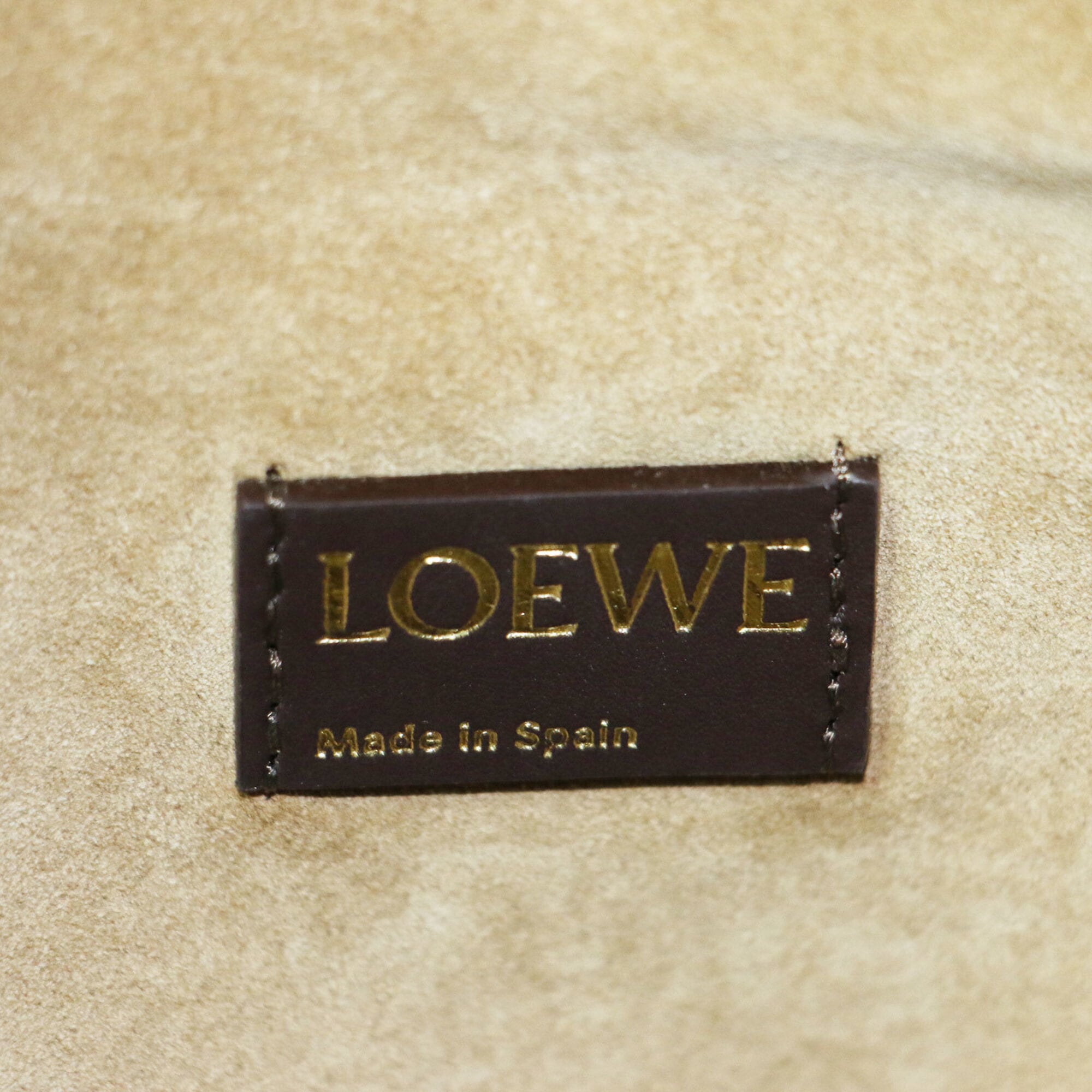 Loewe Black Brown Leather Shoulder Bag (Pre-Owned)