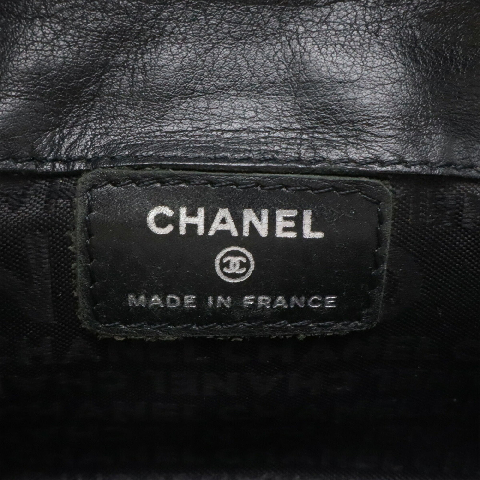 Chanel Black Leather Clutch Bag (Pre-Owned)