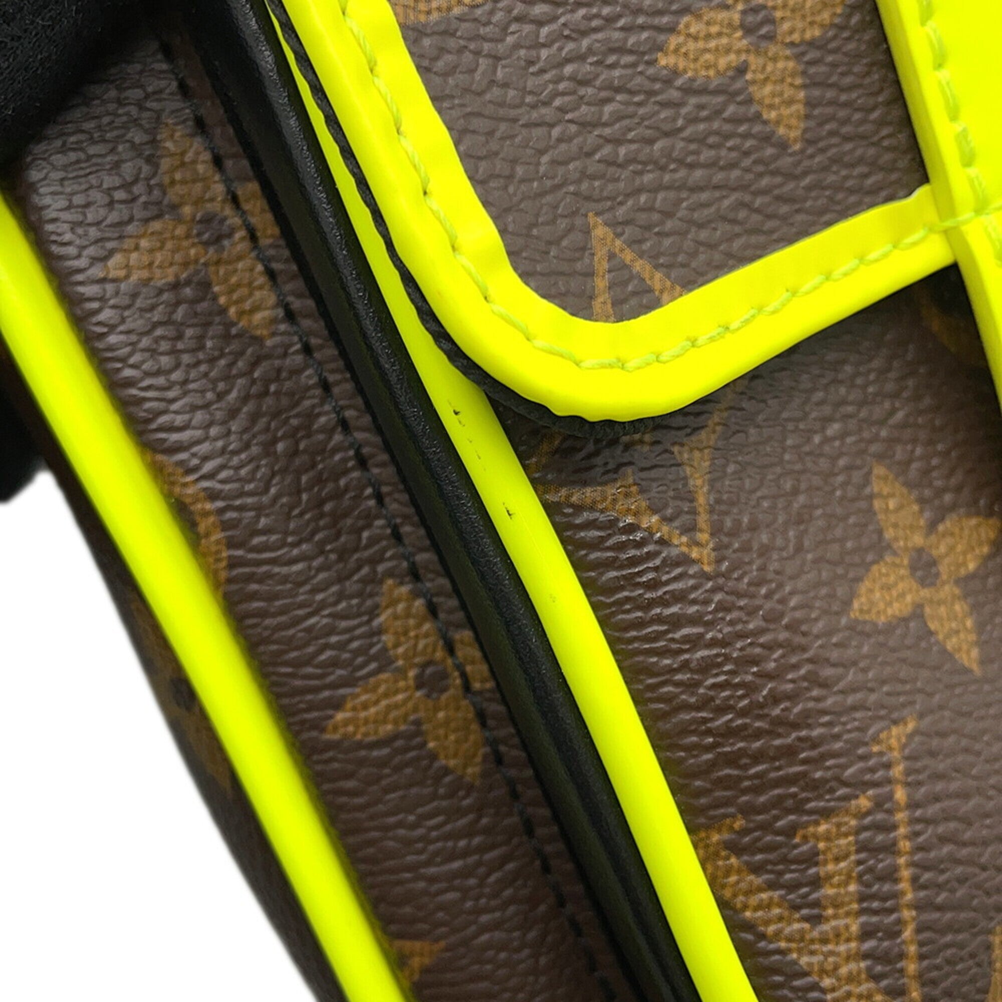 Louis Vuitton Brown Noir Yellow Monogram Shoulder Bag (Pre-Owned)