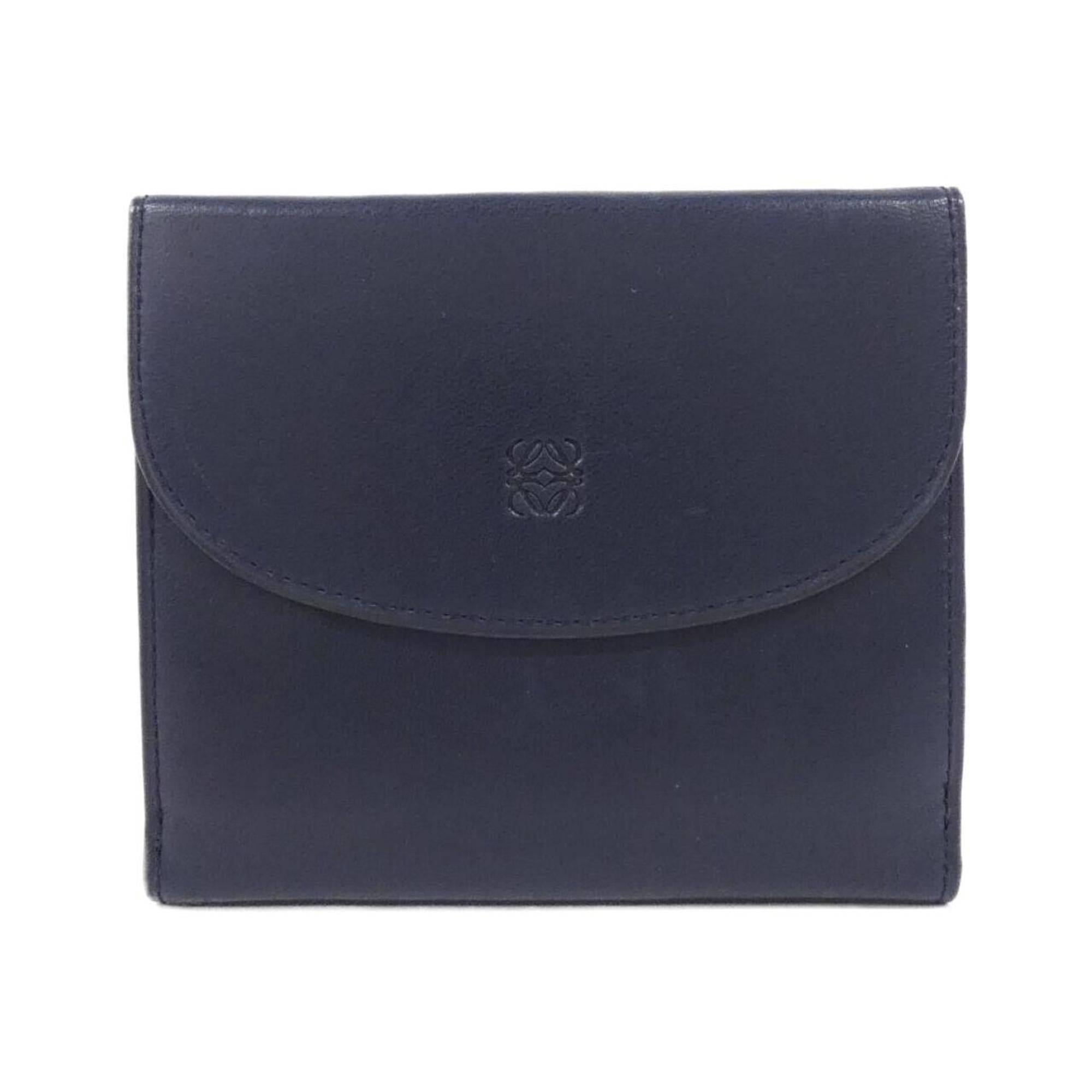 Loewe Blue Leather Wallet (Tri-Fold) (Pre-Owned)