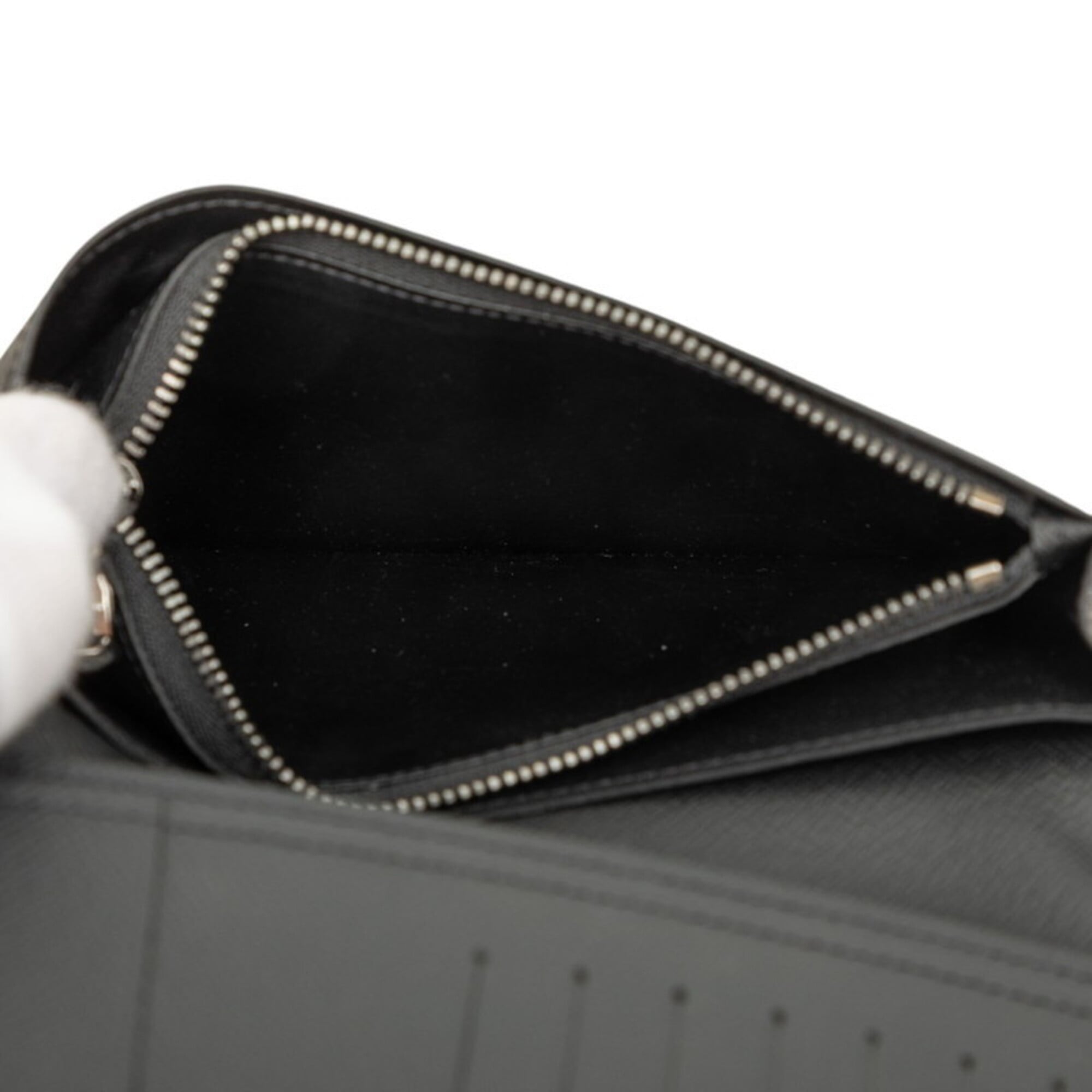 Louis Vuitton Black Monogram Eclipse Pvc Leather Long Wallet (Bi-Fold) (Pre-Owned)