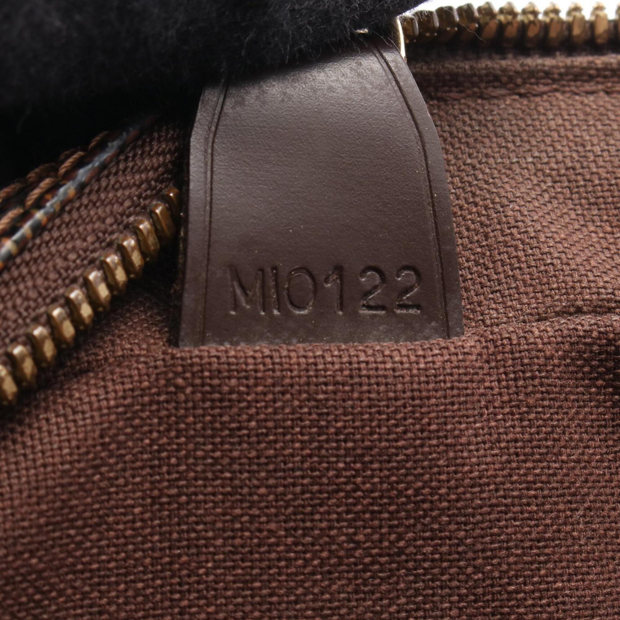 Louis Vuitton Brown Damier Canvas Coated Canvas Leather Shoulder Bag (Pre-Owned)