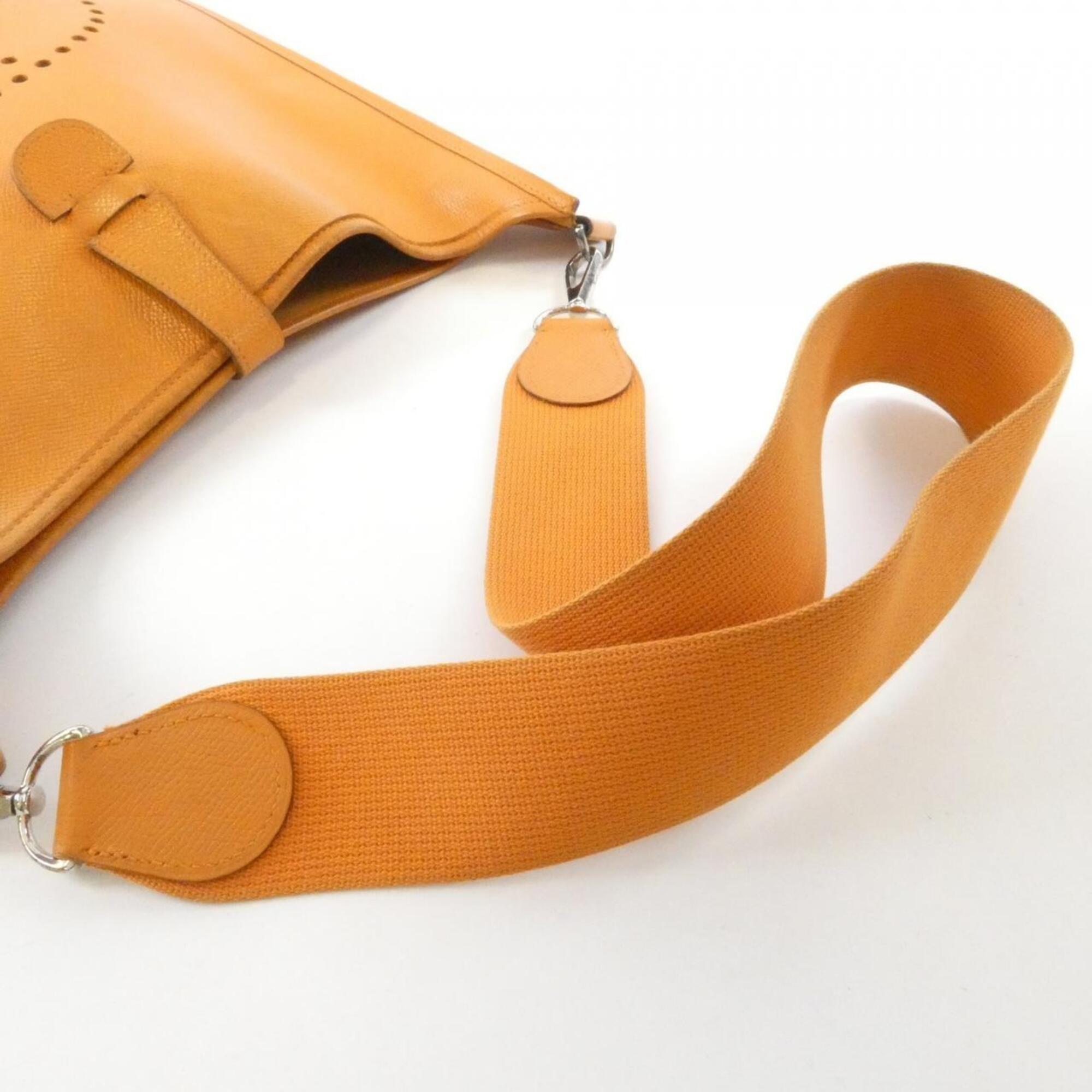 Hermes Orange Epsom Leather Shoulder Bag (Pre-Owned)