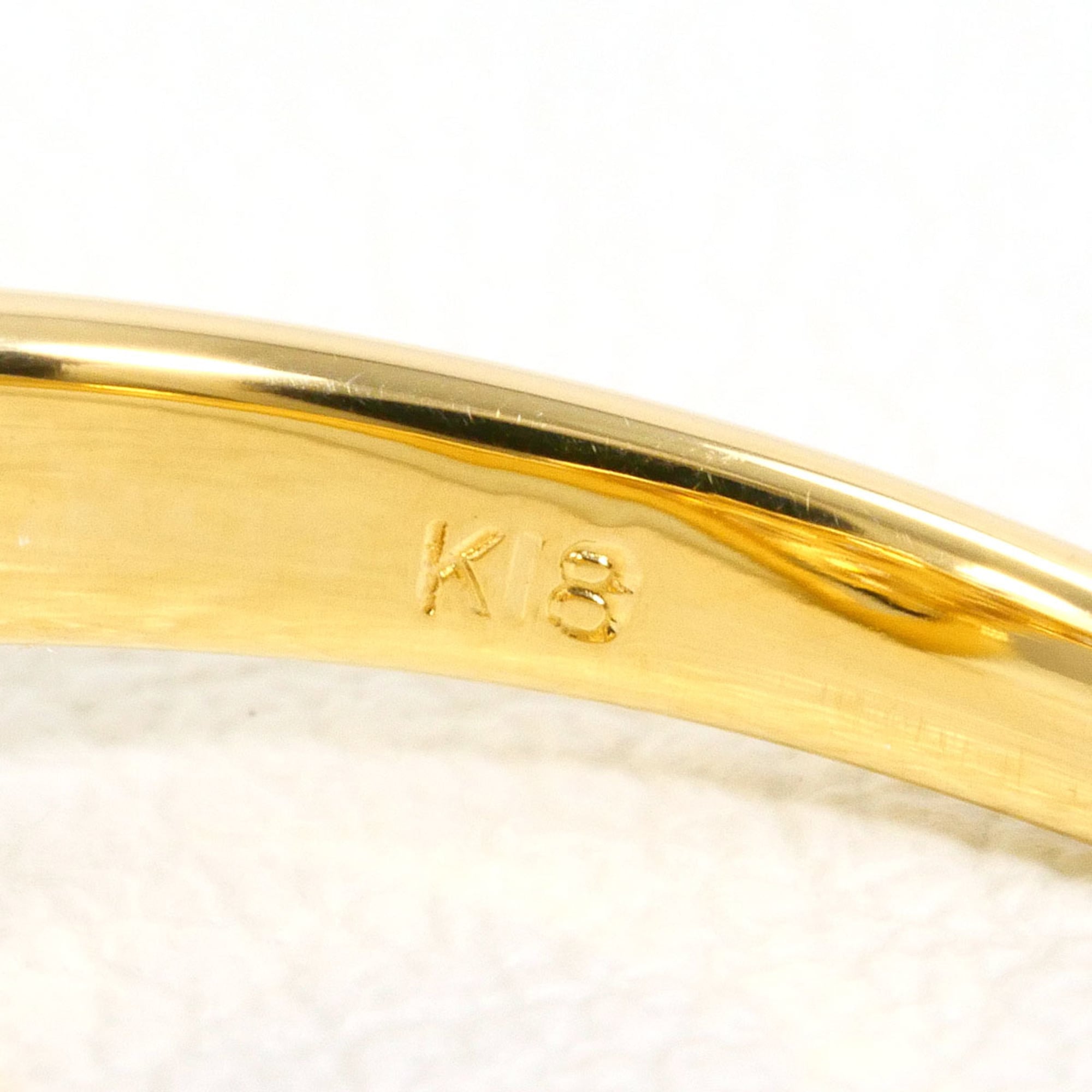 Unbranded Brown Yellow Gold Yellow Gold (18K) Band Ring (Pre-Owned)