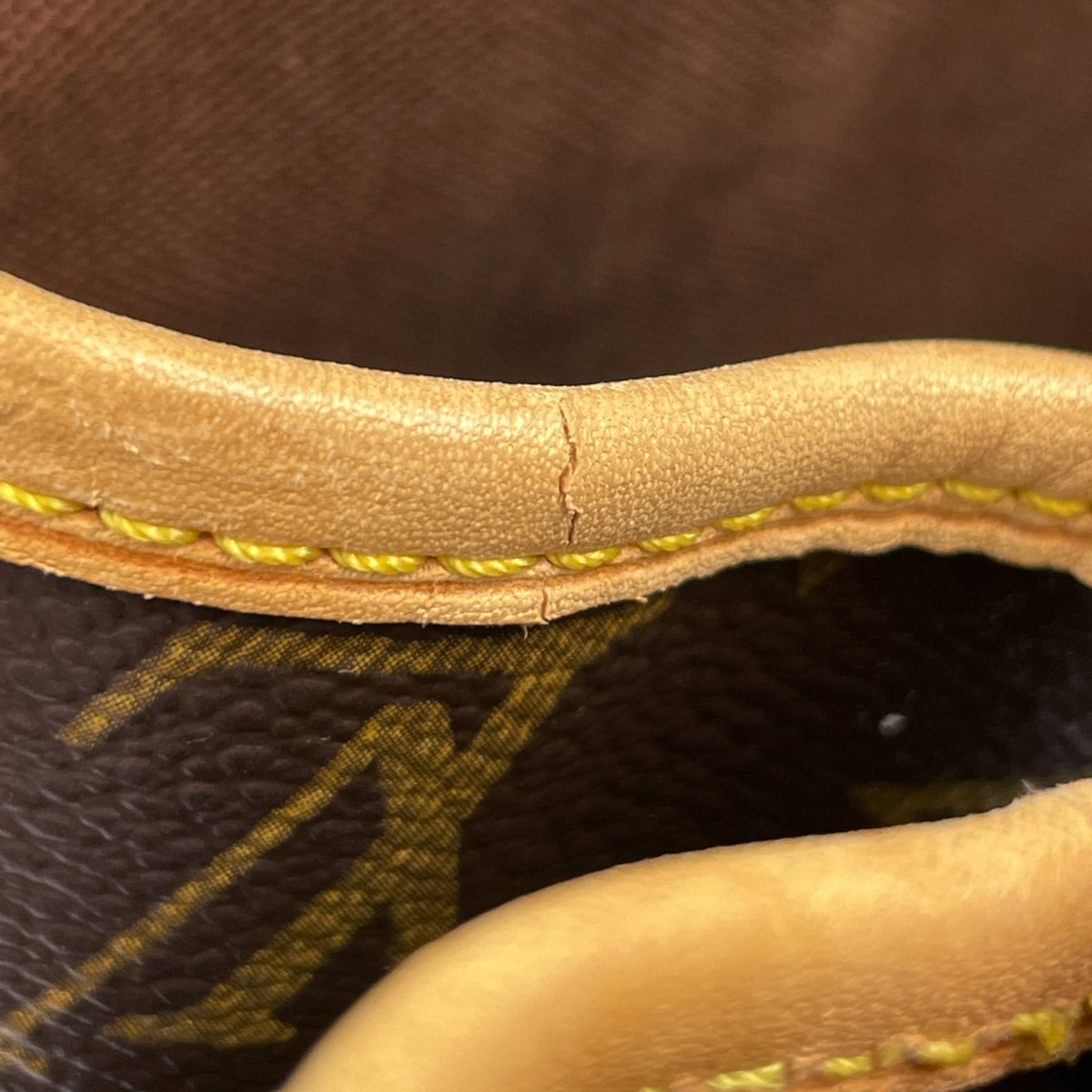 Louis Vuitton Brown Monogram Handbag Tote Bag (Pre-Owned)