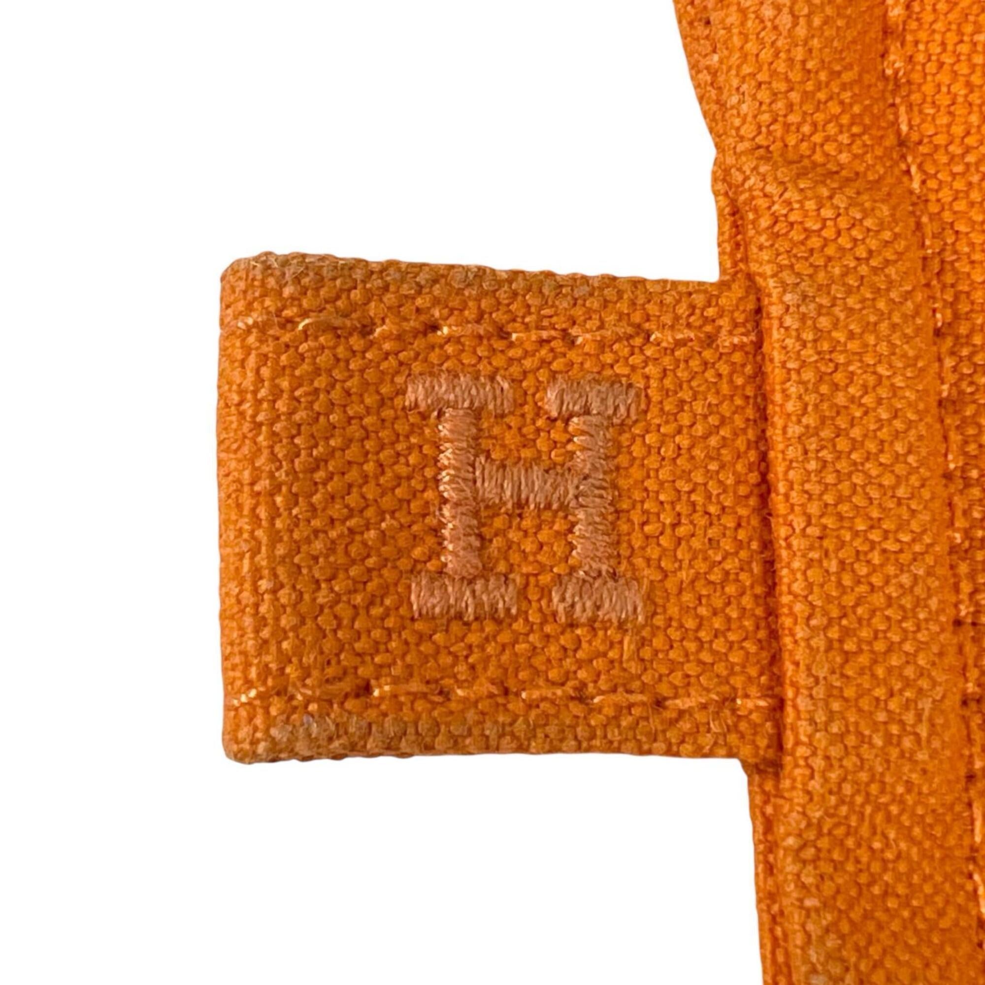 Hermes Orange Cotton Pouch (Pre-Owned)