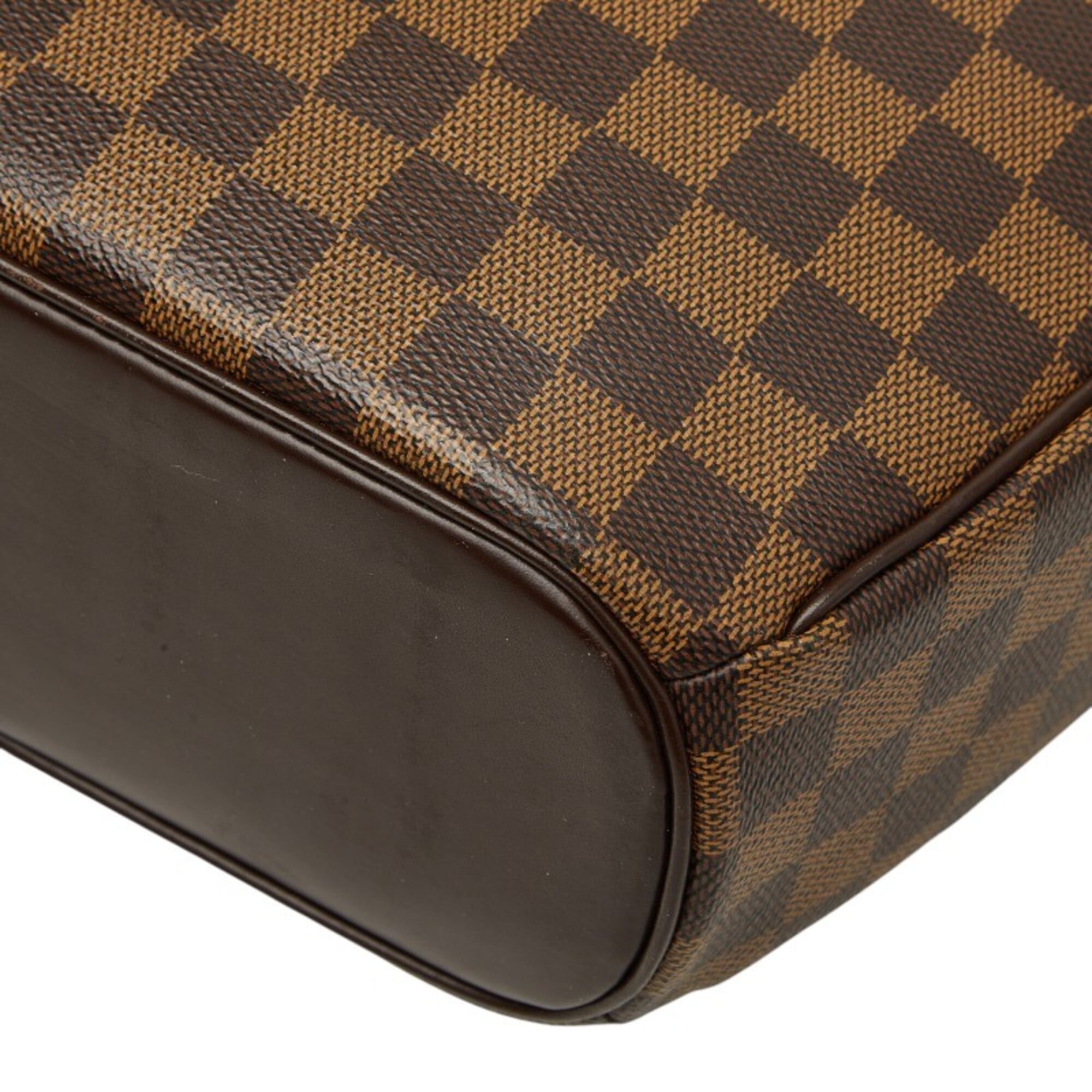 Louis Vuitton Brown Pvc Leather Handbag (Pre-Owned)