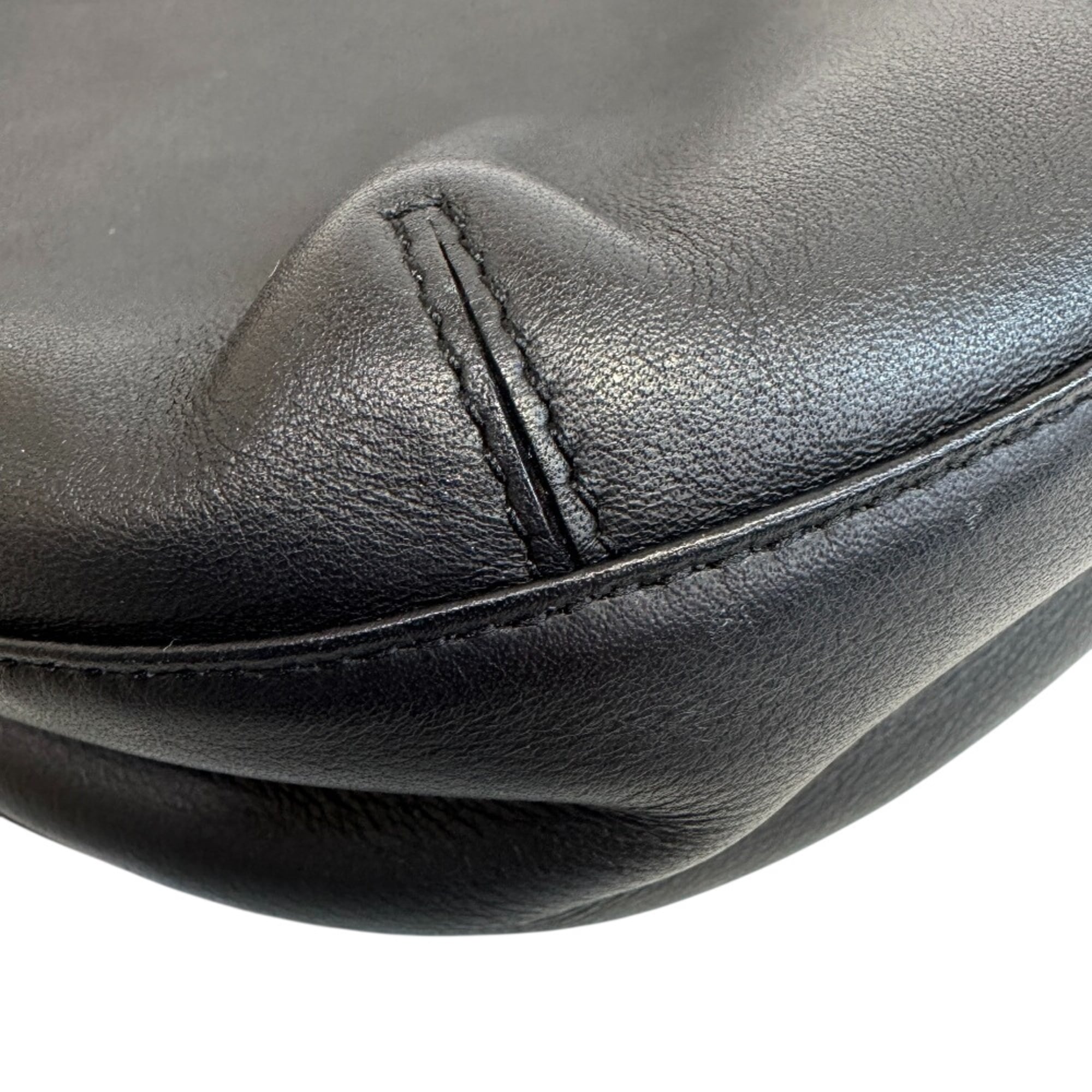 Cartier Trinity Black Leather Shoulder Bag (Pre-Owned)