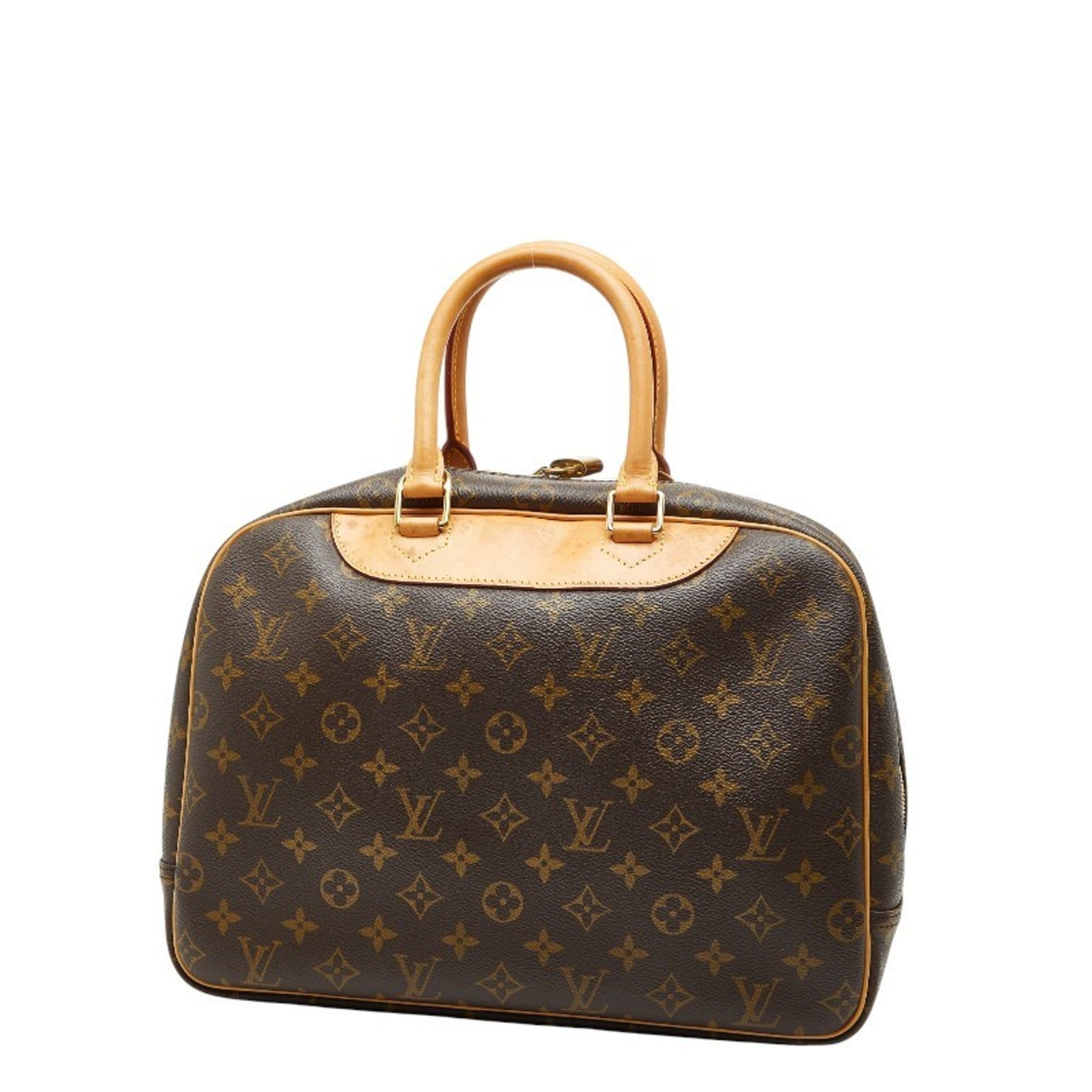 Louis Vuitton Brown Pvc Leather Handbag (Pre-Owned)