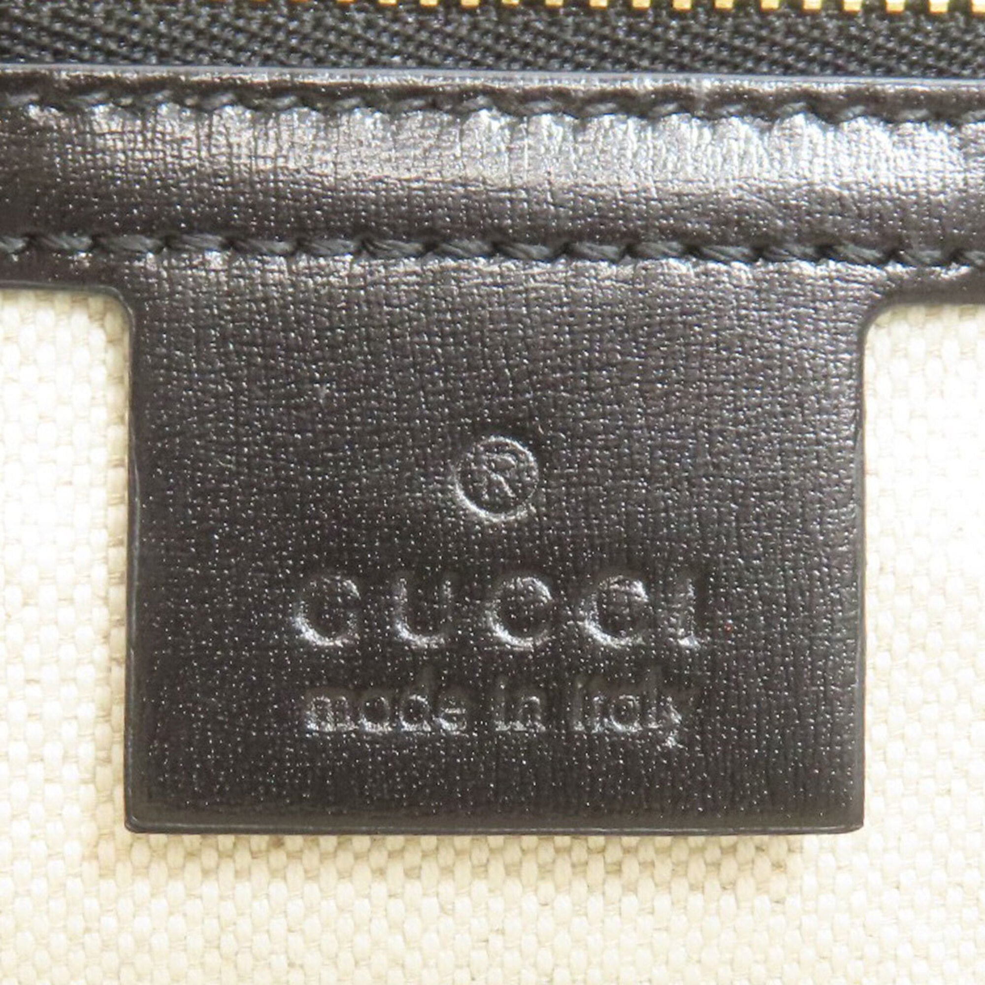 Gucci Black Leather Shoulder Bag (Pre-Owned)