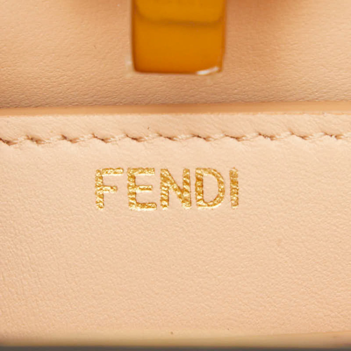 Fendi Selleria Pink Leather Handbag Shoulder Bag (Pre-Owned)