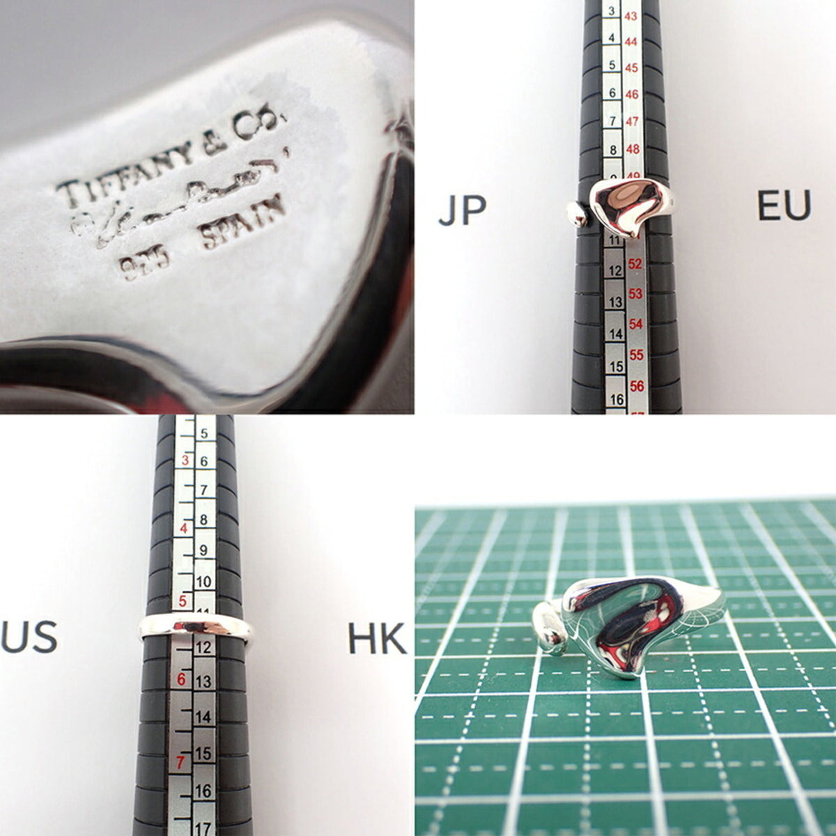 Tiffany Sterling Silver 925 Band Ring (Pre-Owned)