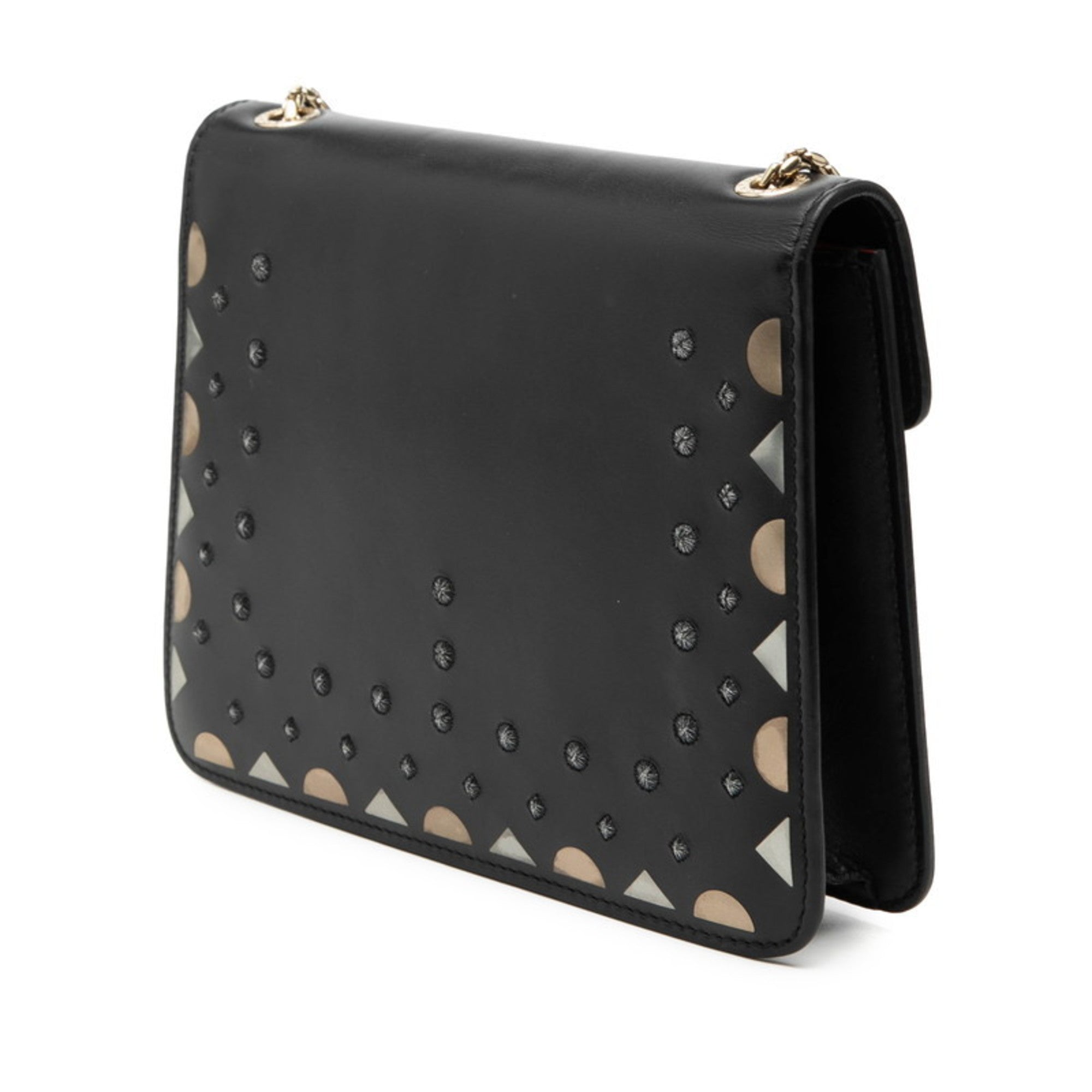 Bvlgari Black Leather Shoulder Bag (Pre-Owned)