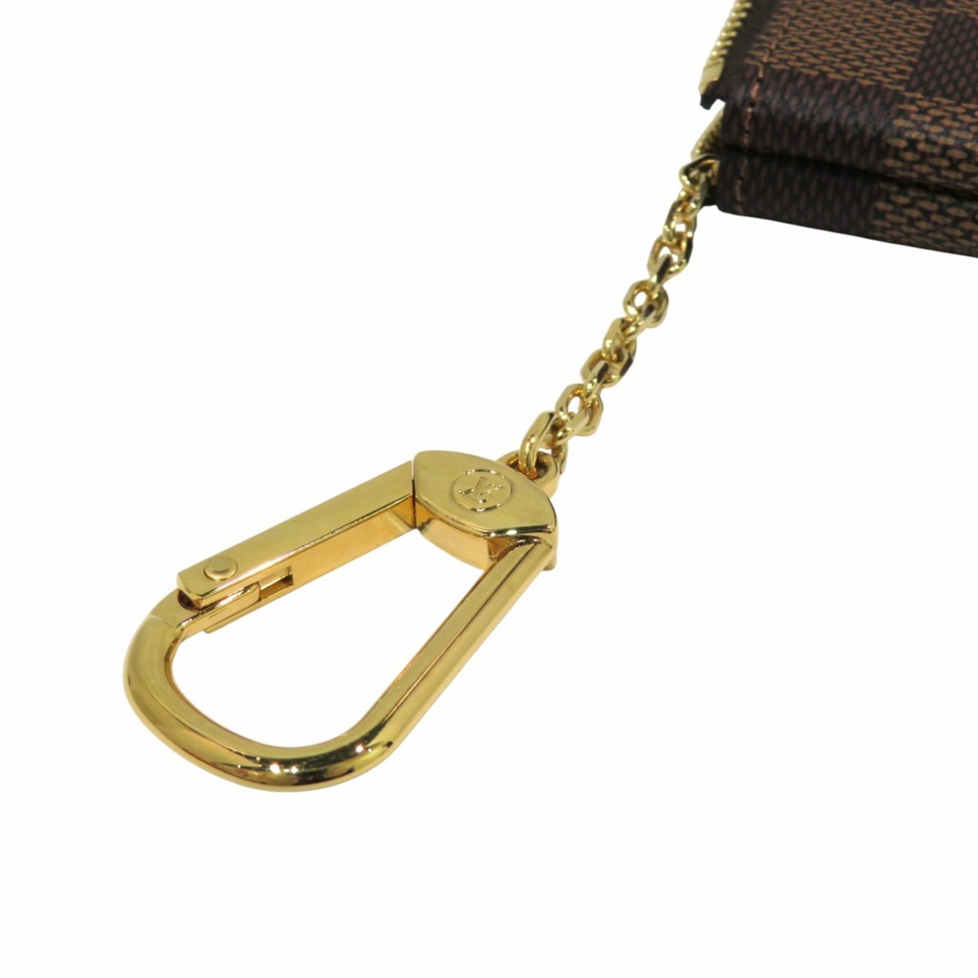 Louis Vuitton Brown Damier Canvas Coin Purse/Coin Case (Pre-Owned)
