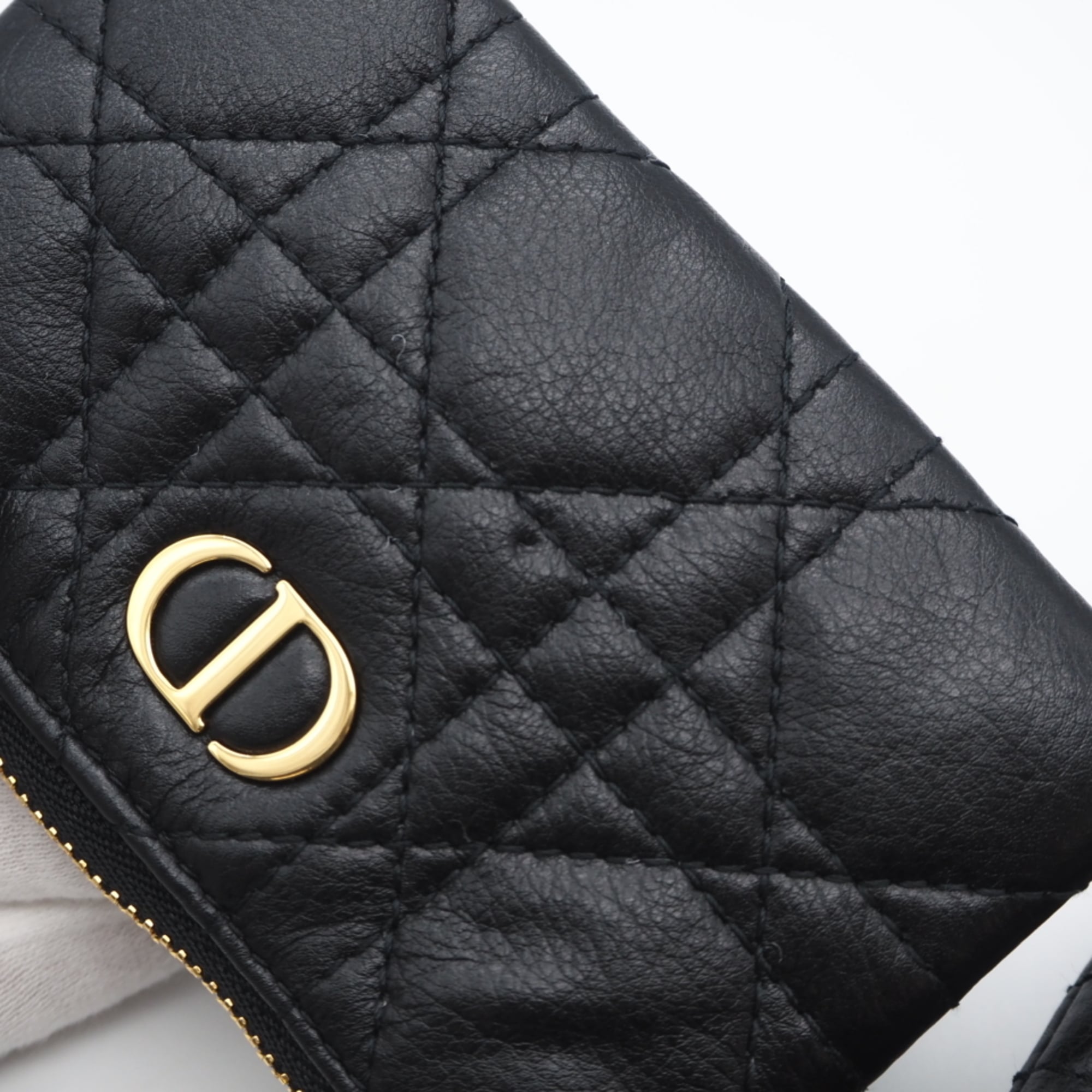 Christian Dior Black White Leather Shoulder Bag (Pre-Owned)
