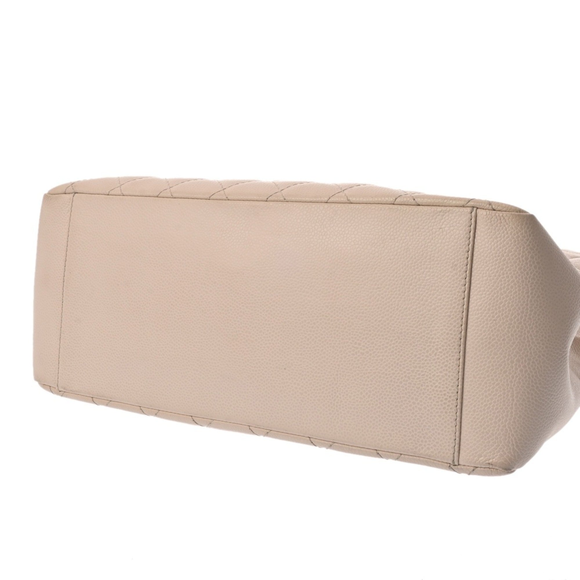 Chanel Ivory Grained Calfskin Tote Bag (Pre-Owned)