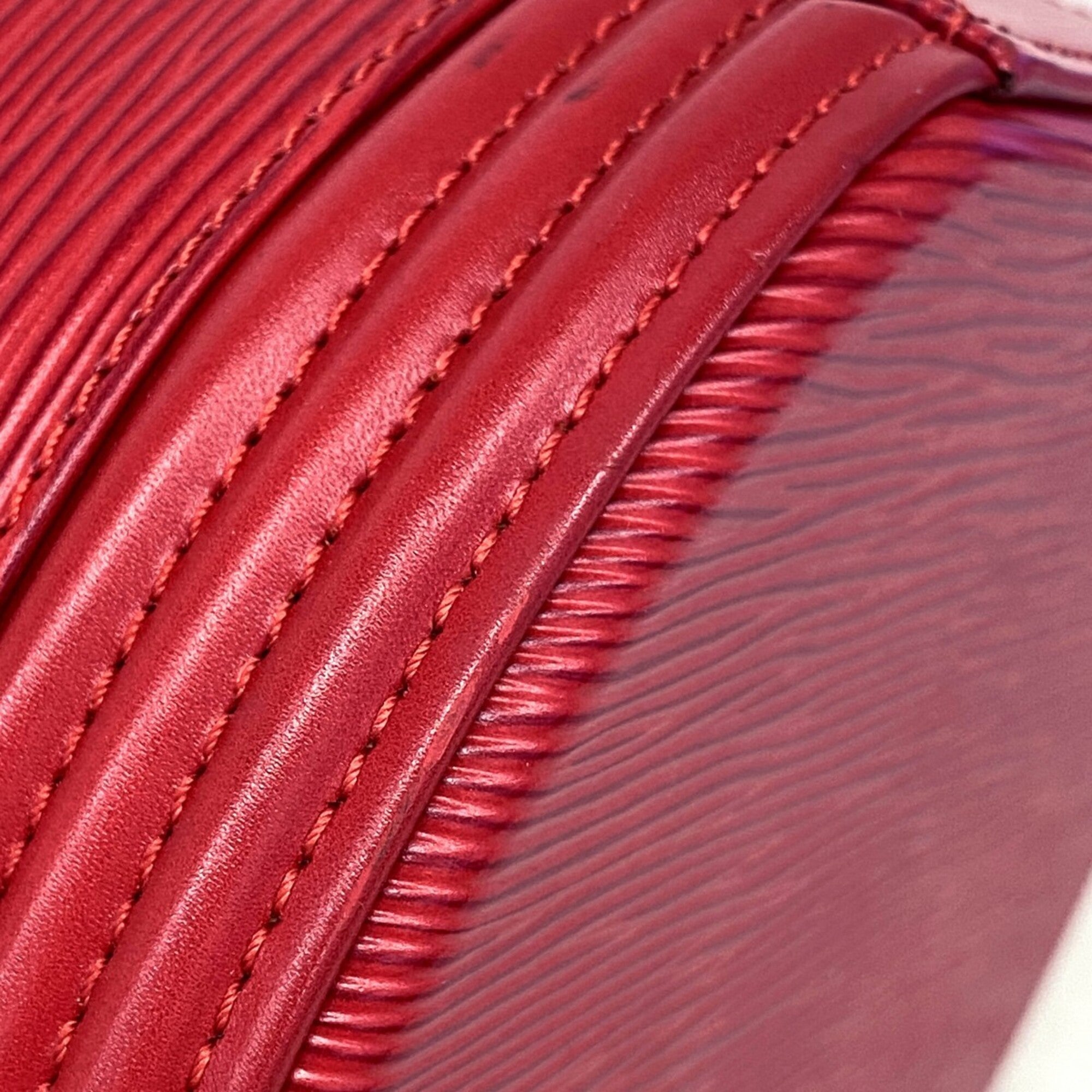 Louis Vuitton Castilian Red Handbag (Pre-Owned)