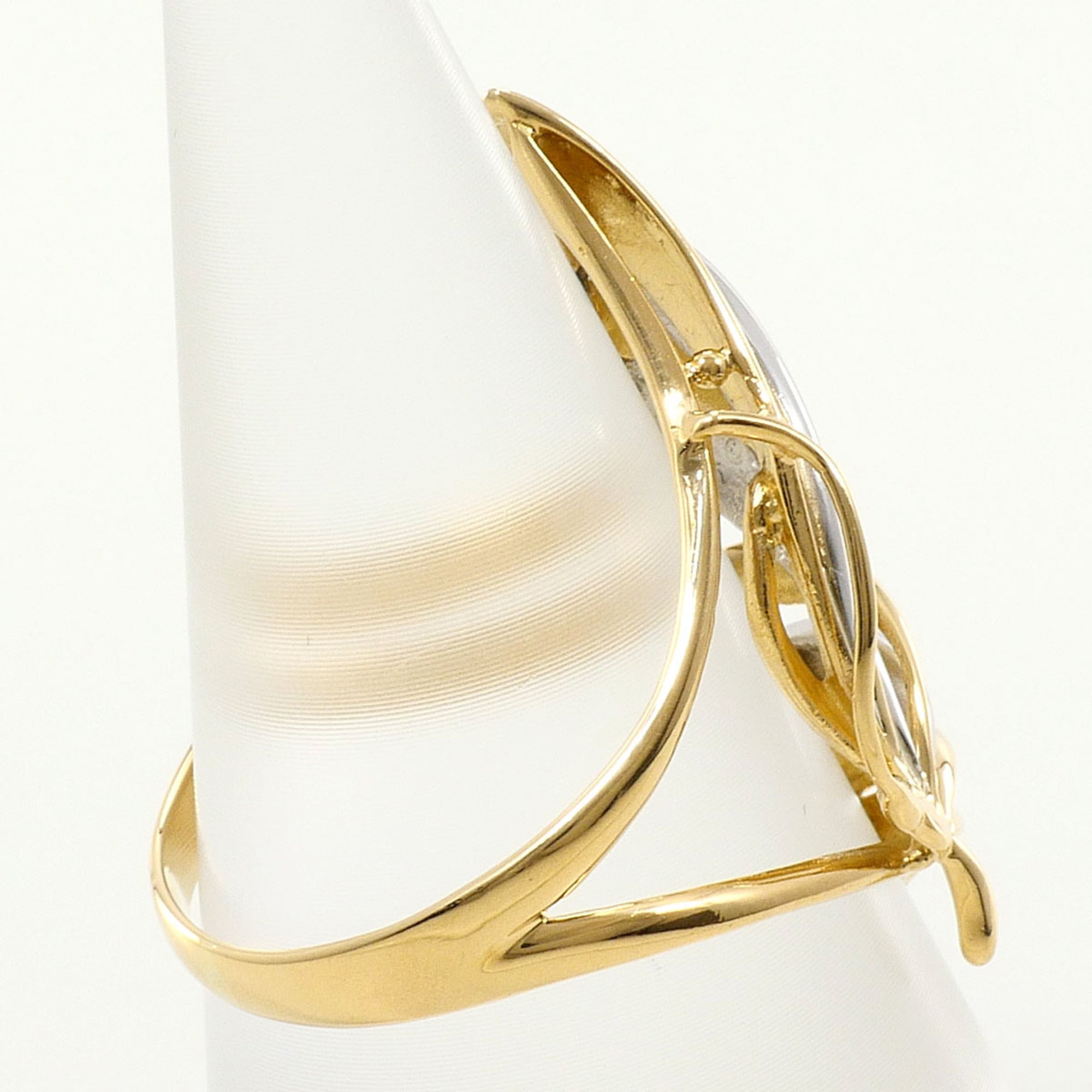 Unbranded Platinum Yellow Gold Yellow Gold (18K) Platinum 900 Band Ring (Pre-Owned)