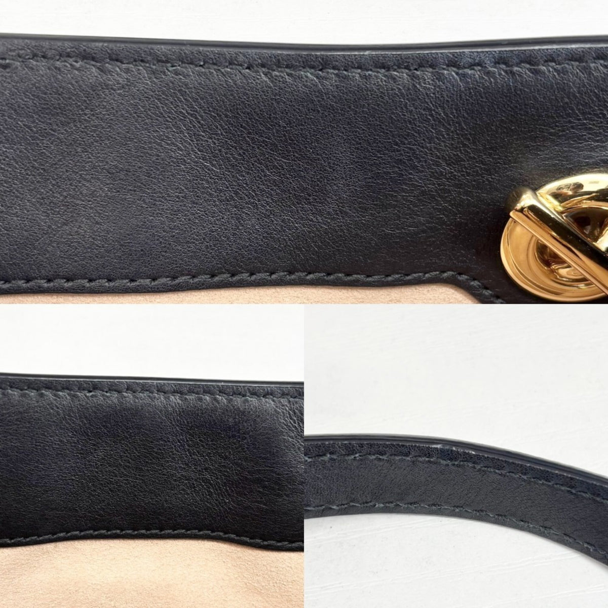 Gucci Black Leather Shoulder Bag (Pre-Owned)