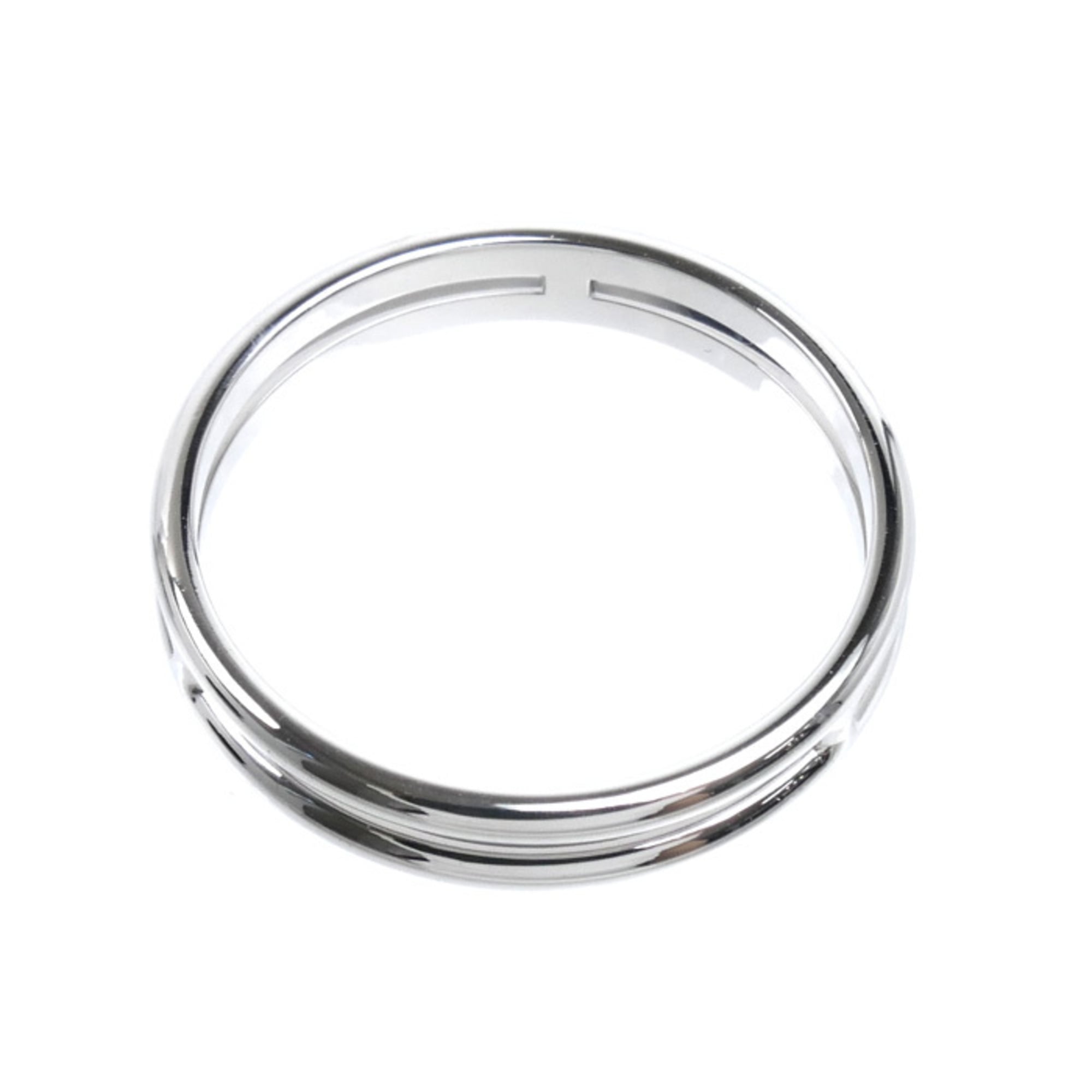 Hermes White Gold (18K) Band Ring (Pre-Owned)