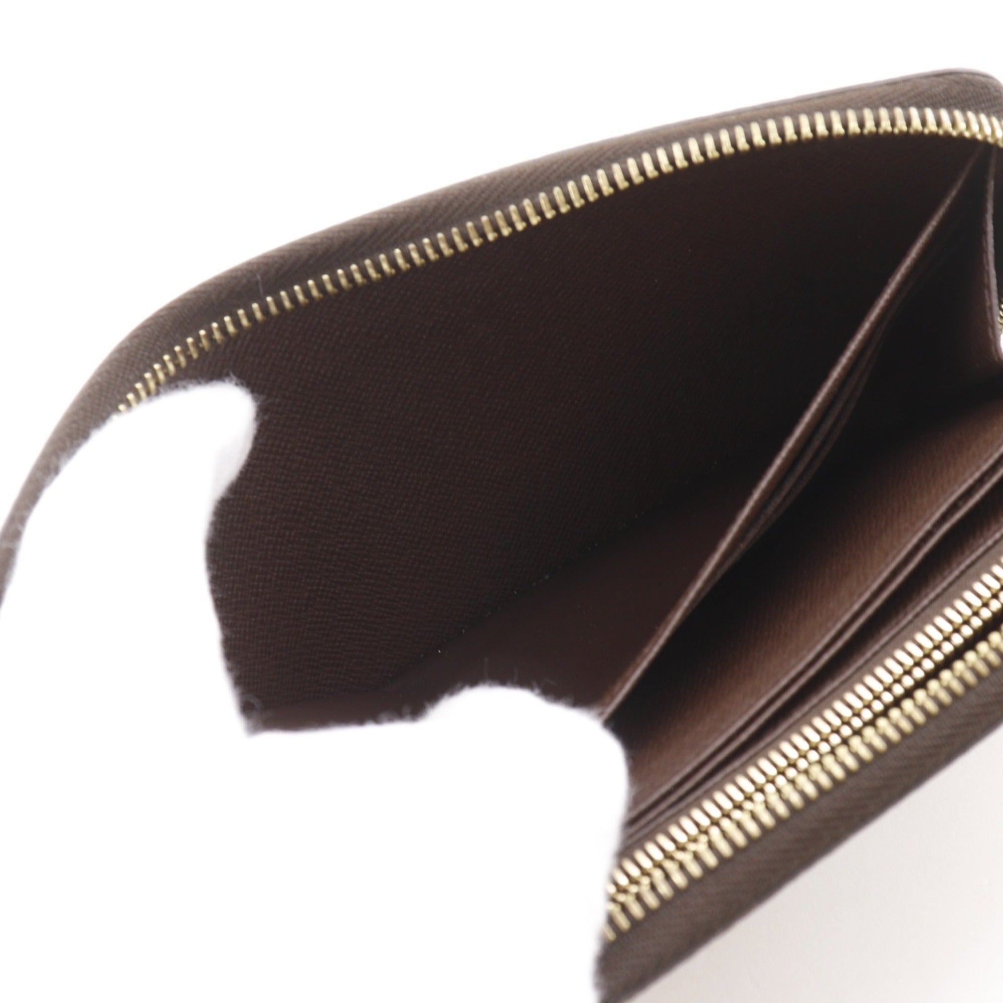 Louis Vuitton Brown Damier Canvas Long Wallet (Bi-Fold) (Pre-Owned)