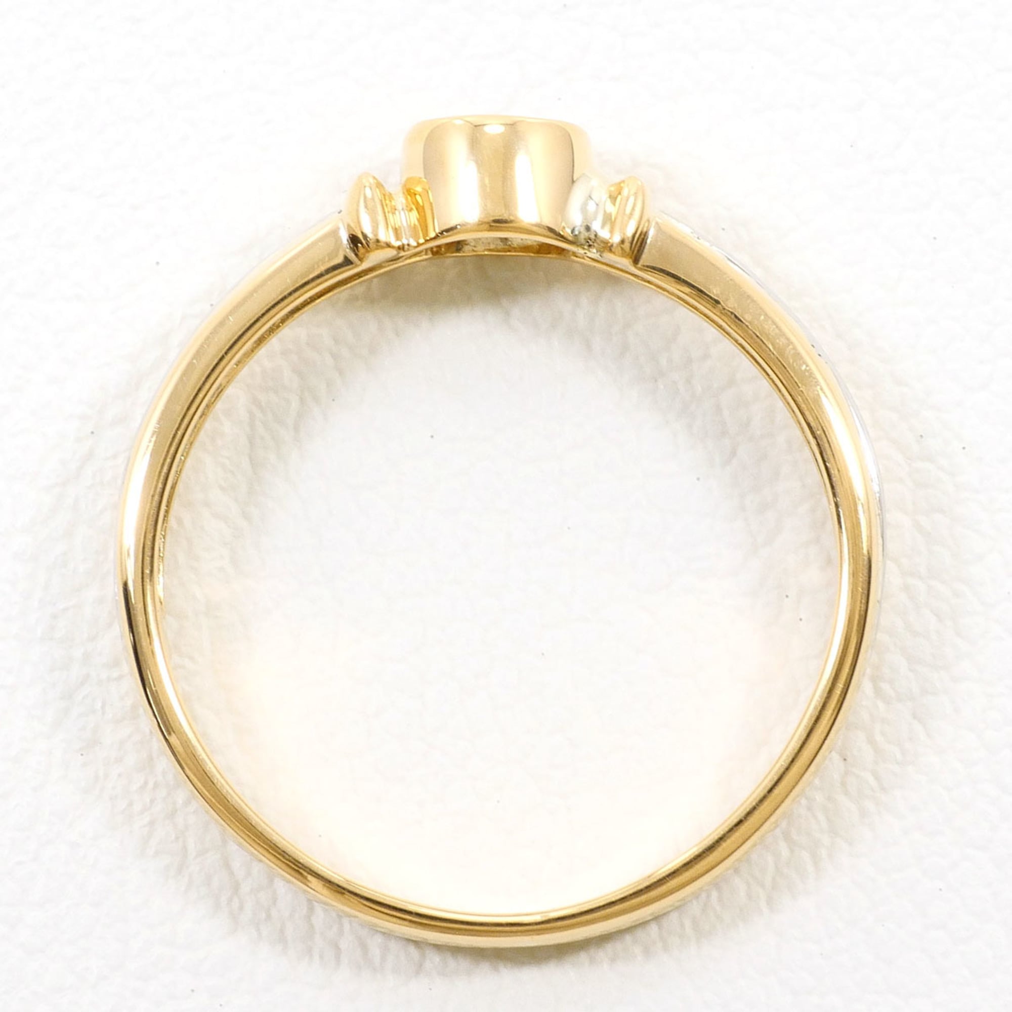 Unbranded Platinum Yellow Gold Yellow Gold (18K) Platinum 900 Band Ring (Pre-Owned)