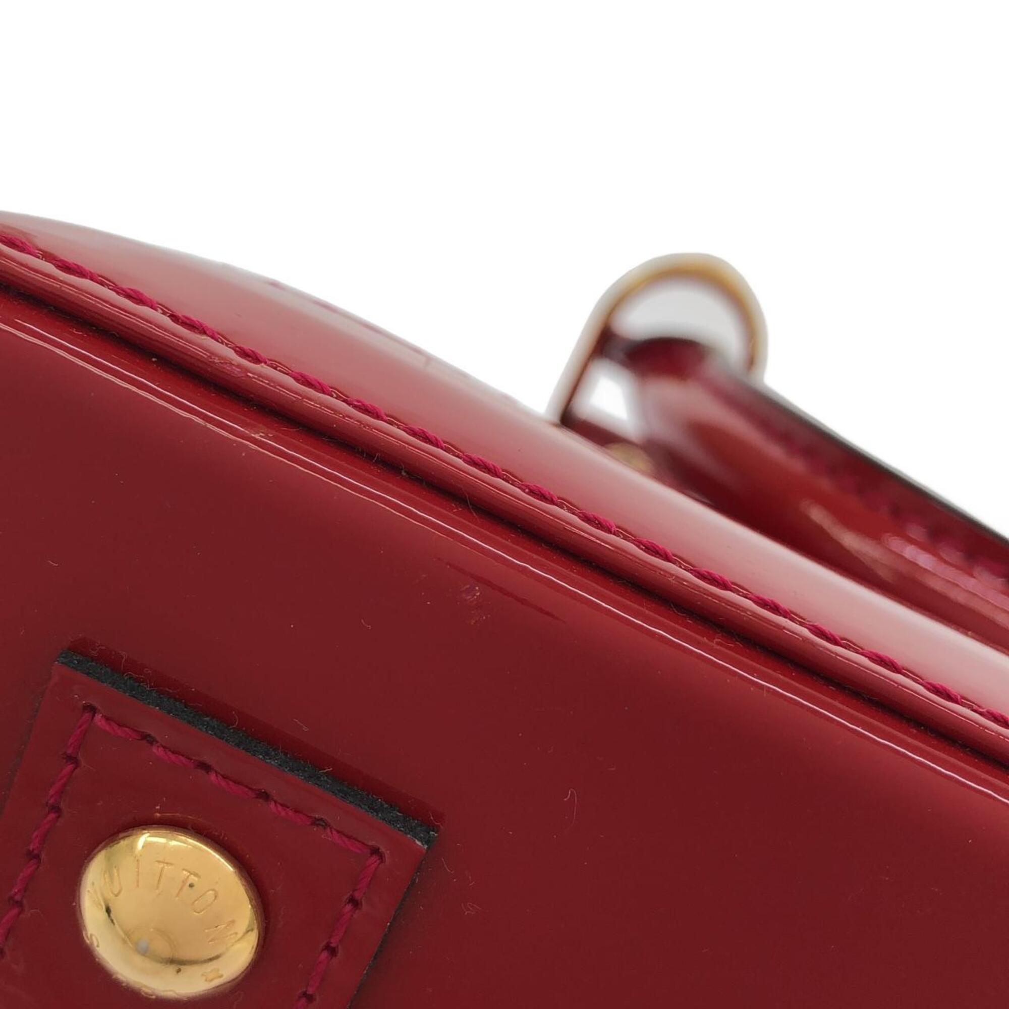 Louis Vuitton Vernis Cerise Leather Handbag (Pre-Owned)