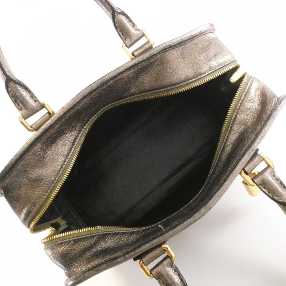 Loewe Bronze Leather Handbag (Pre-Owned)