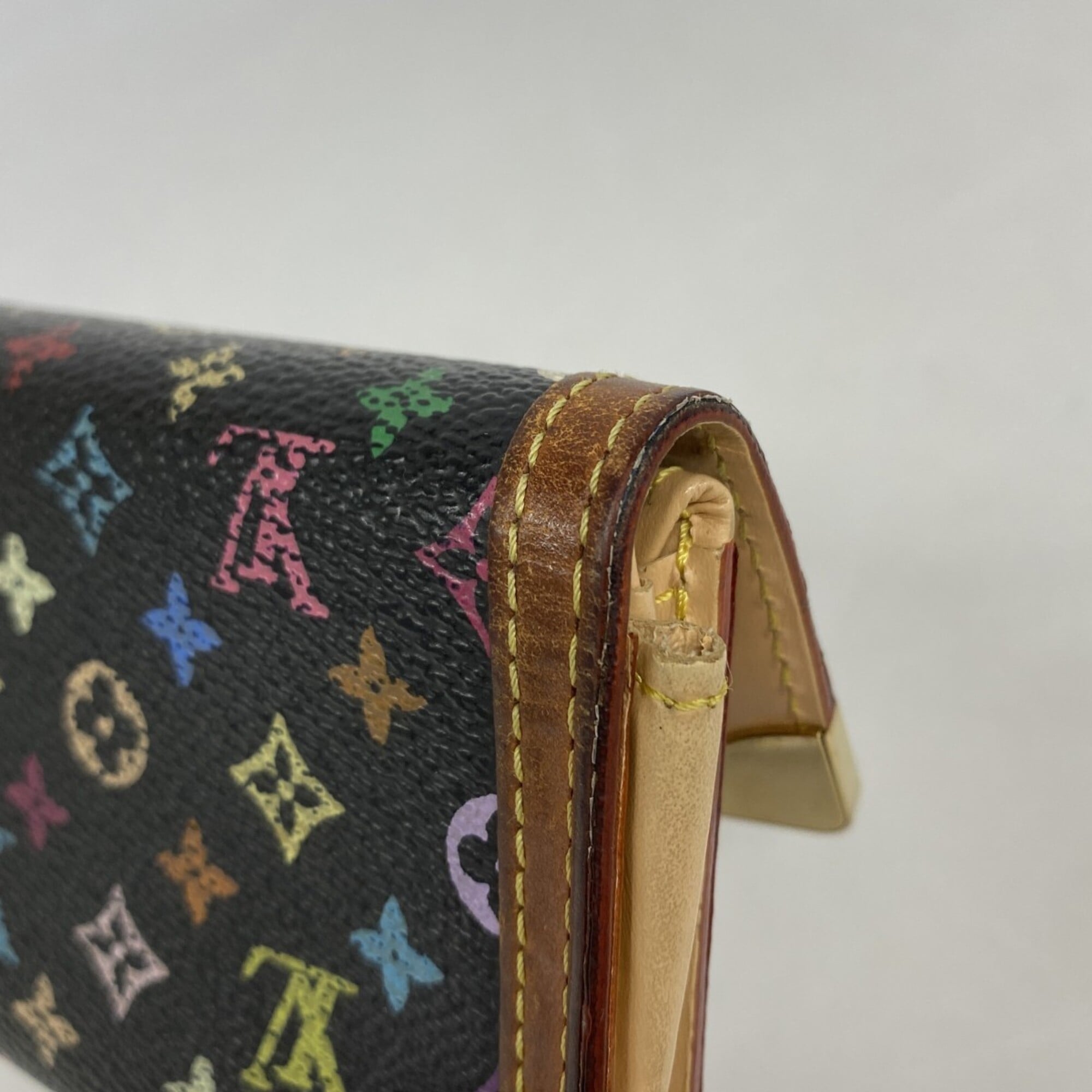 Louis Vuitton Noir Coin Purse/Coin Case (Pre-Owned)