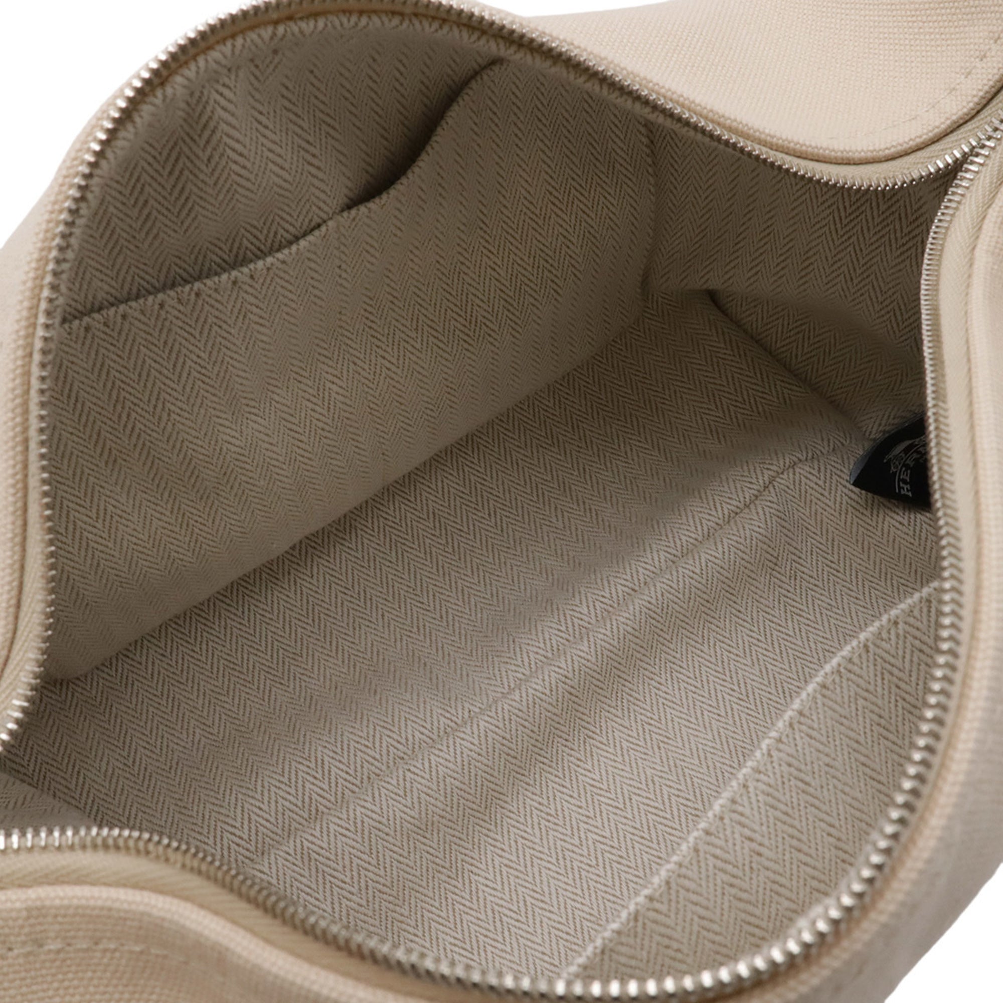 Hermes Natural Canvas Handbag (Pre-Owned)