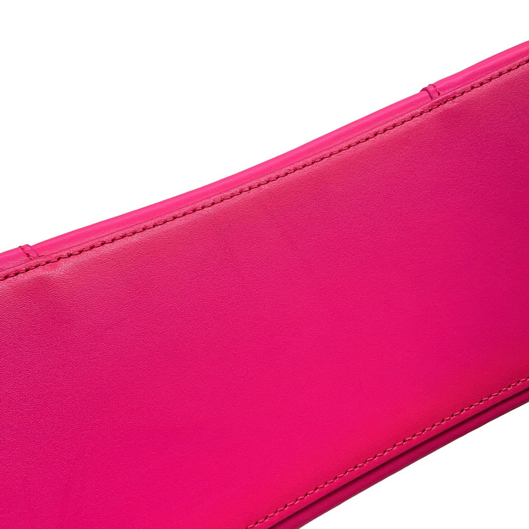 Balenciaga Pink Leather Handbag Shoulder Bag (Pre-Owned)