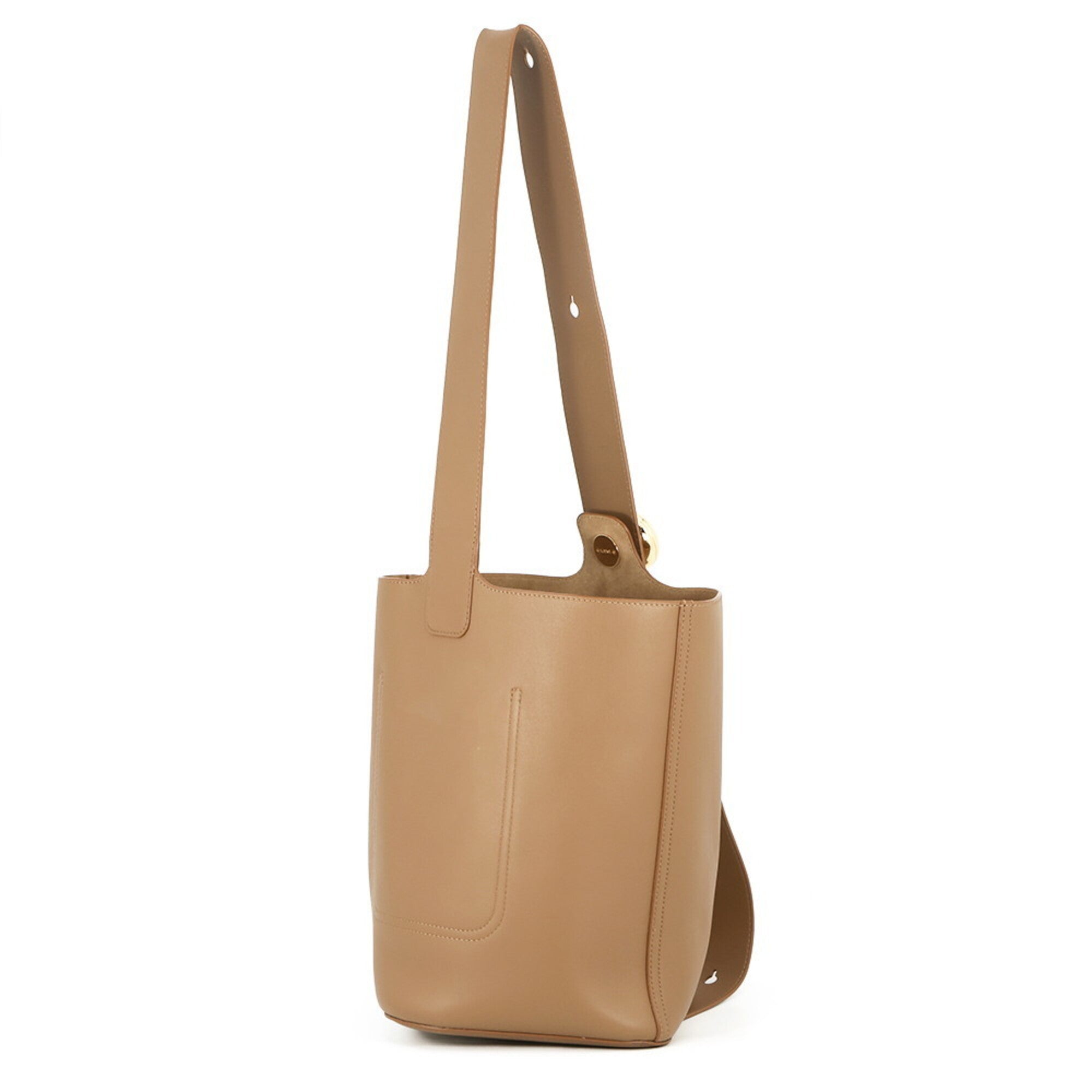 Loewe Beige Brown Leather Handbag Tote Bag (Pre-Owned)