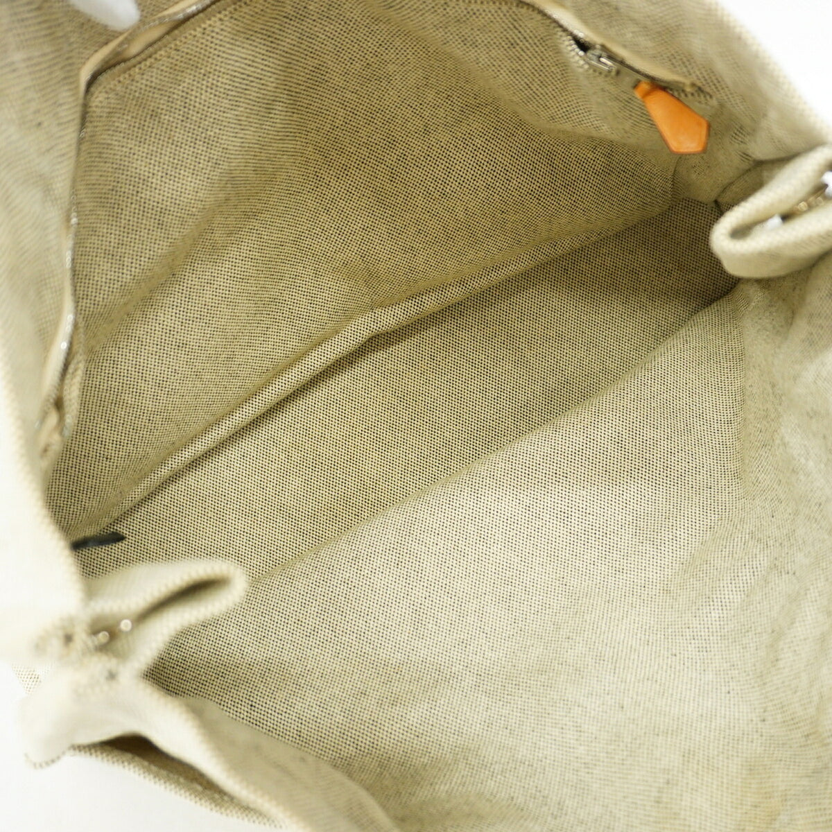 Hermes Gray Canvas Tote Bag (Pre-Owned)