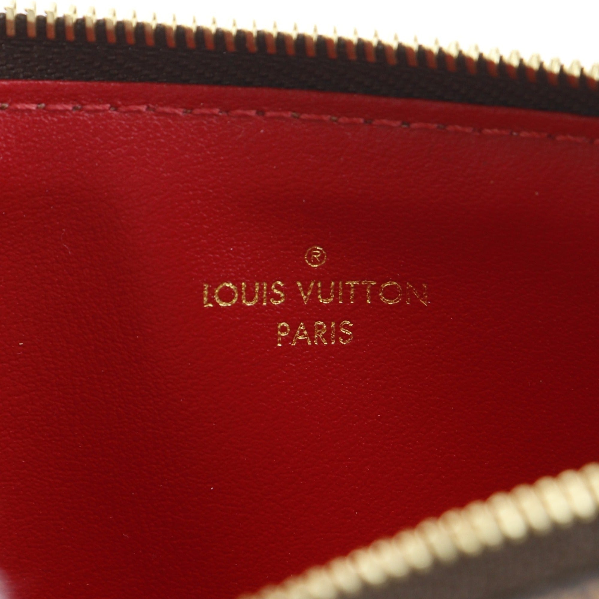 Louis Vuitton Brown Damier Canvas Pochette Pouch Shoulder Bag (Pre-Owned)