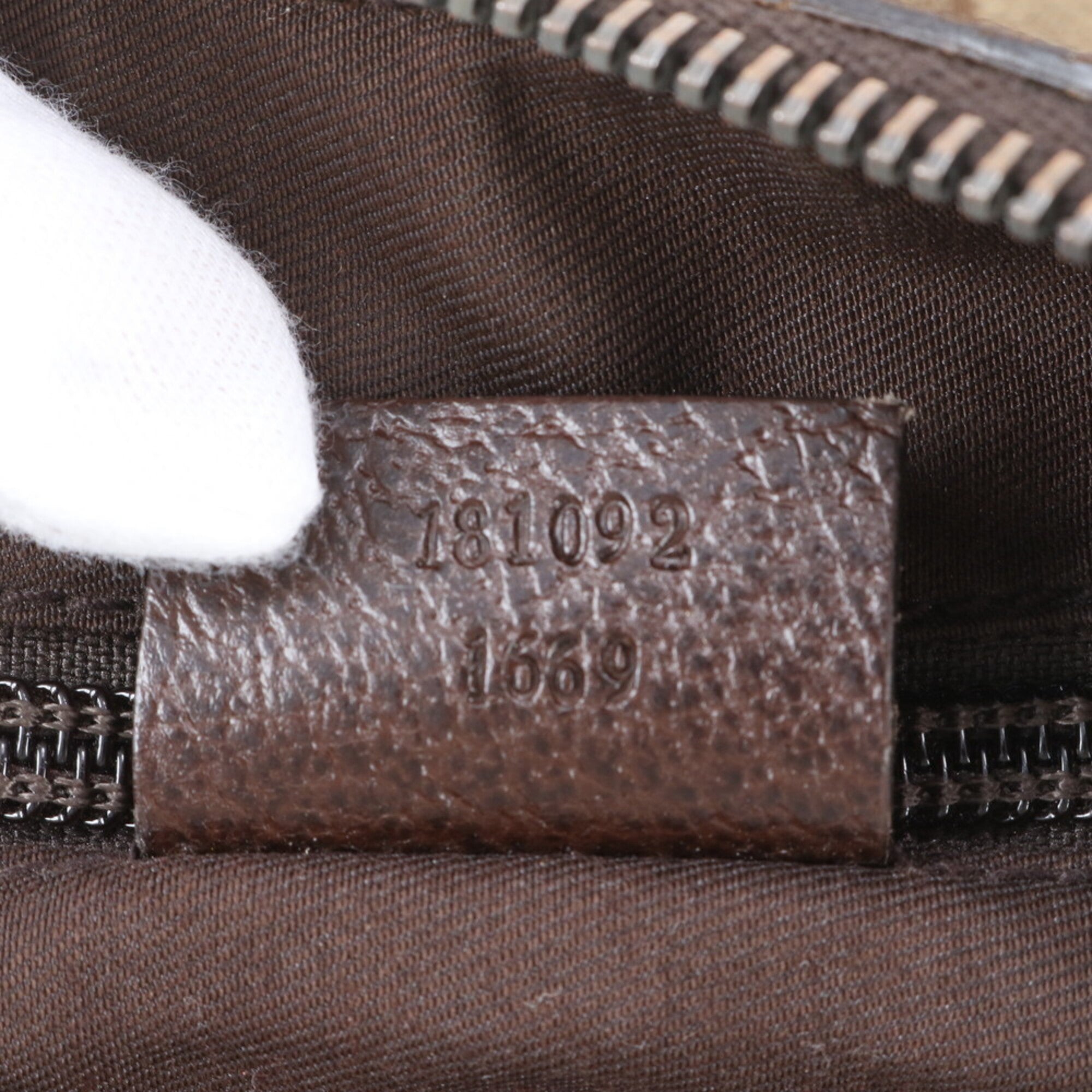 Gucci Gg Canvas Brown Leather Canvas Shoulder Bag (Pre-Owned)