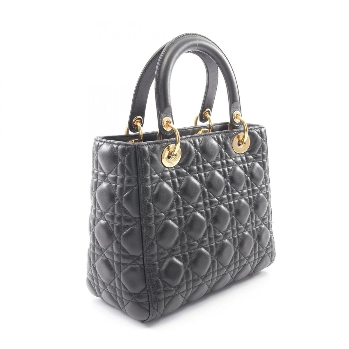 Christian Dior Black Leather Handbag (Pre-Owned)