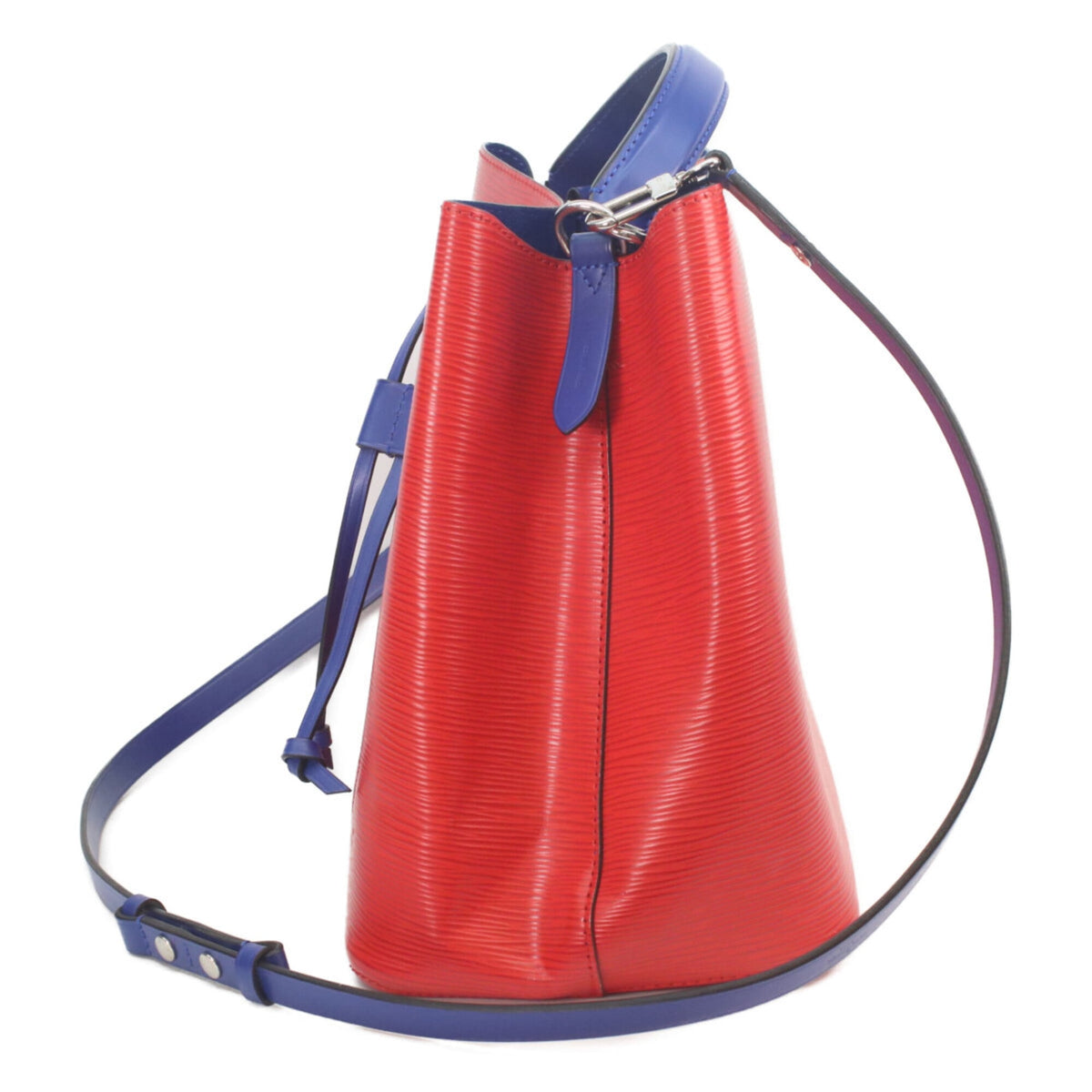 Louis Vuitton Blue Red Color Epi Leather Shoulder Bag (Pre-Owned)