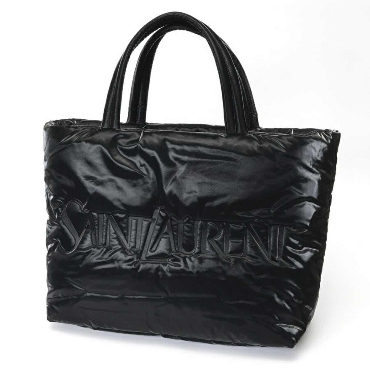 Saint Laurent Black Nylon Tote Bag (Pre-Owned)