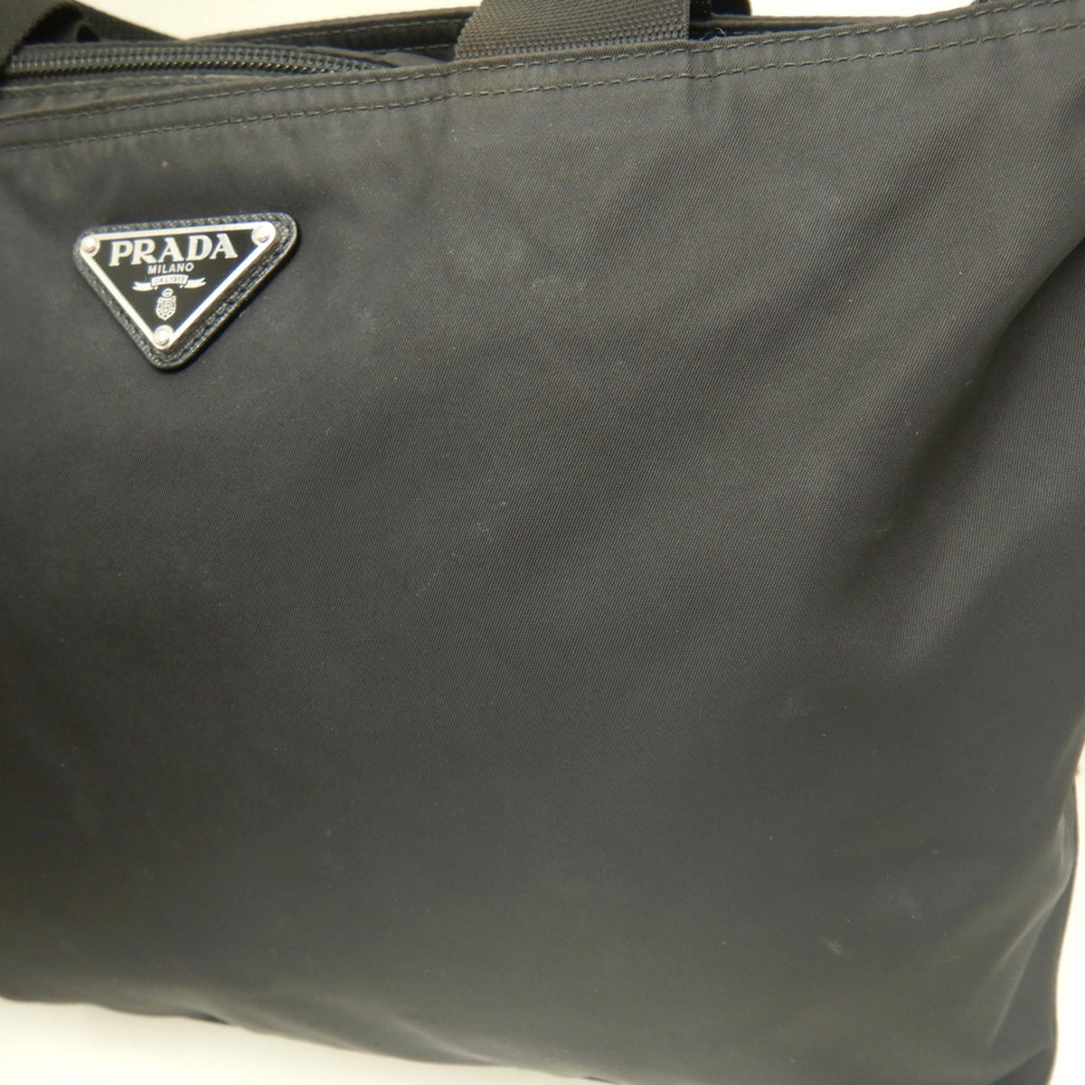 Prada Nero Nylon Tote Bag (Pre-Owned)
