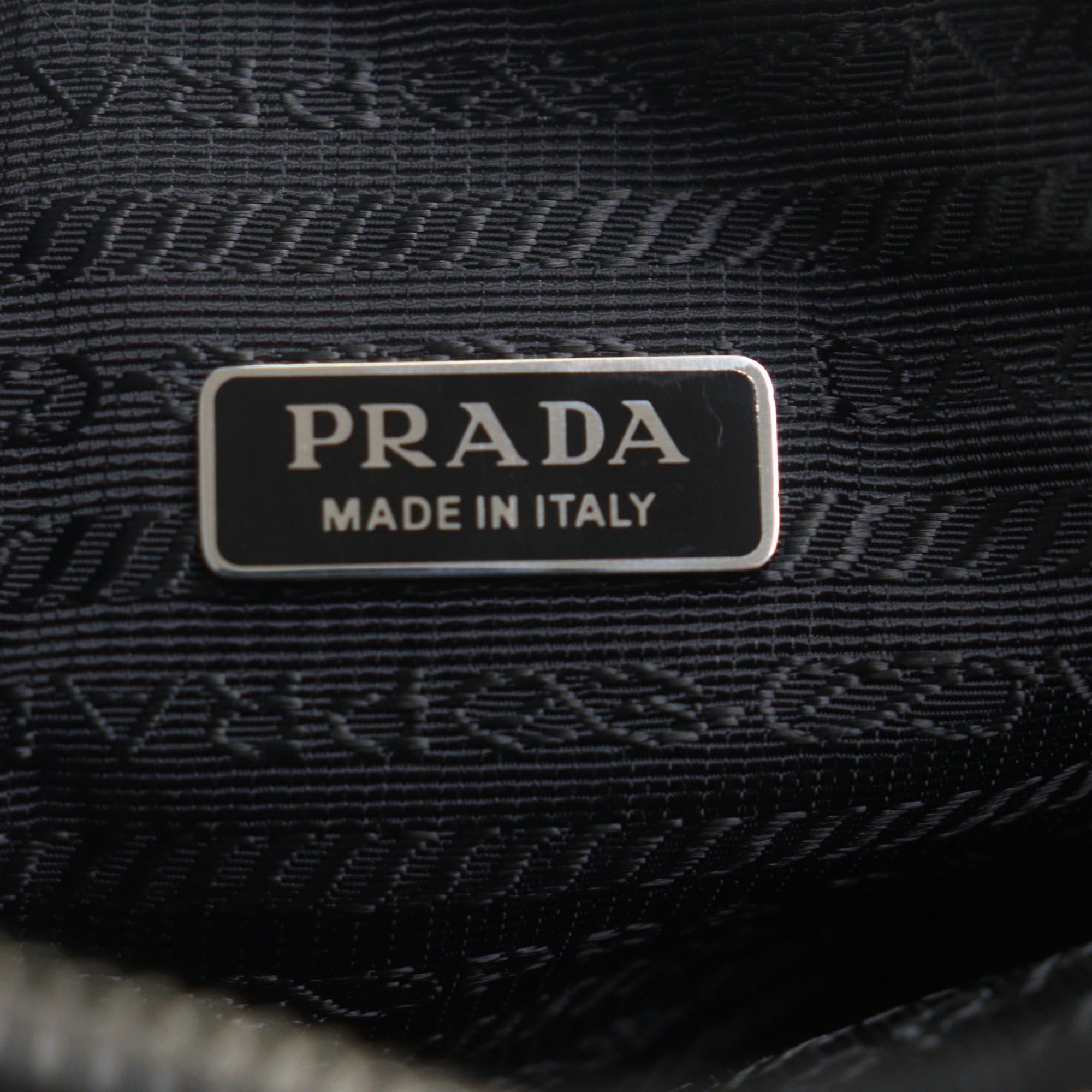 Prada Black Saffiano Nylon Sling Bag (Pre-Owned)