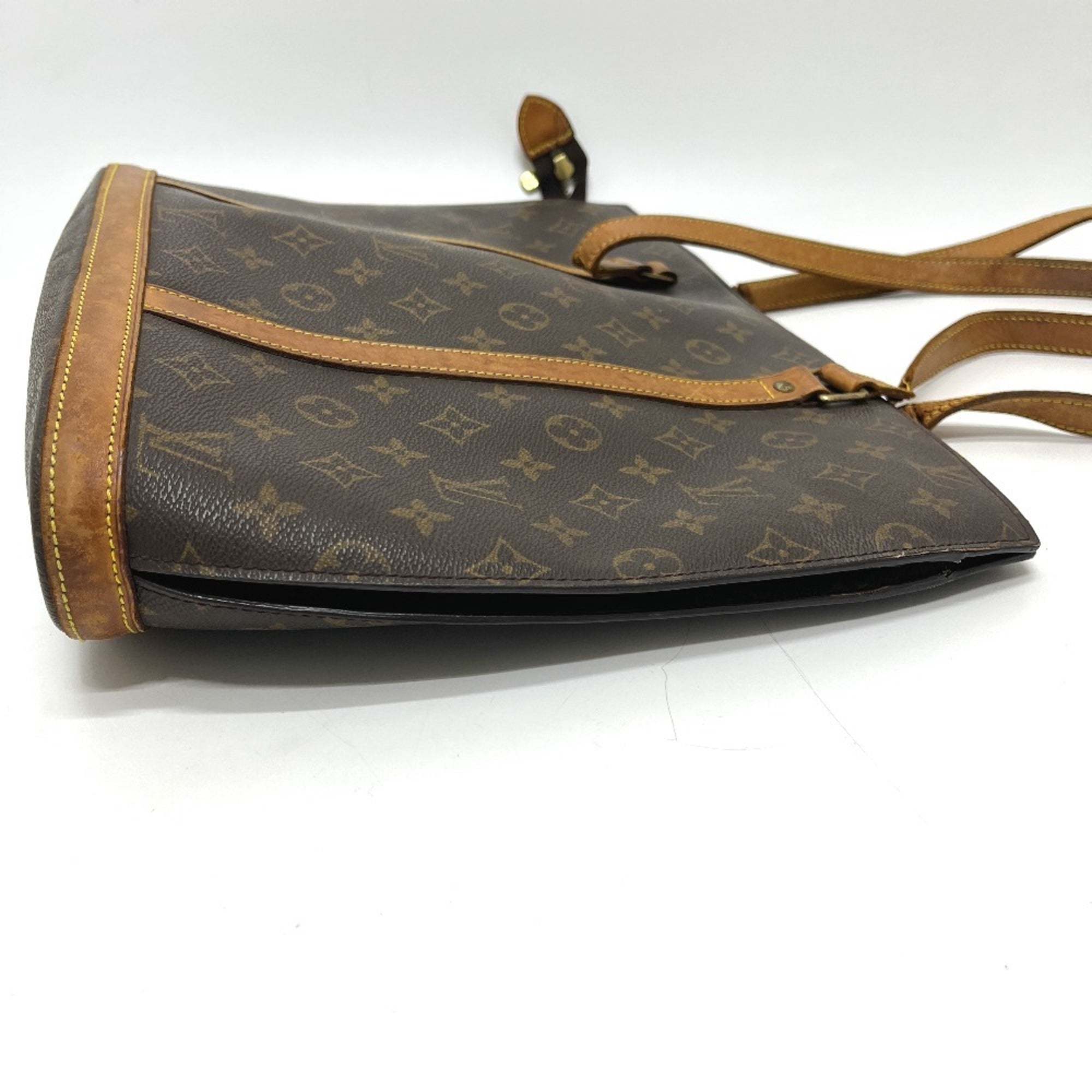 Louis Vuitton Brown Monogram Canvas Shoulder Bag Tote Bag (Pre-Owned)