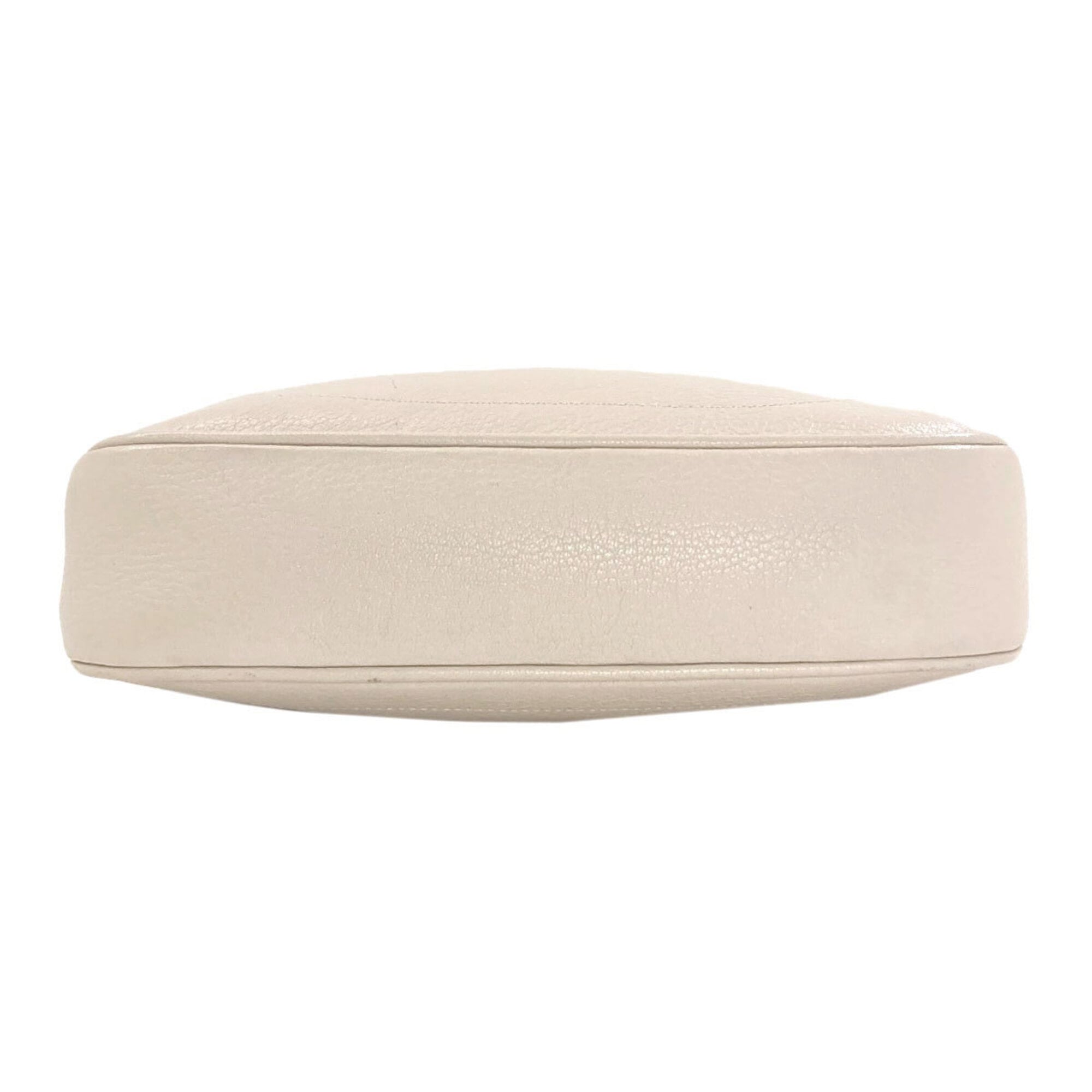Gucci White Leather Shoulder Bag (Pre-Owned)