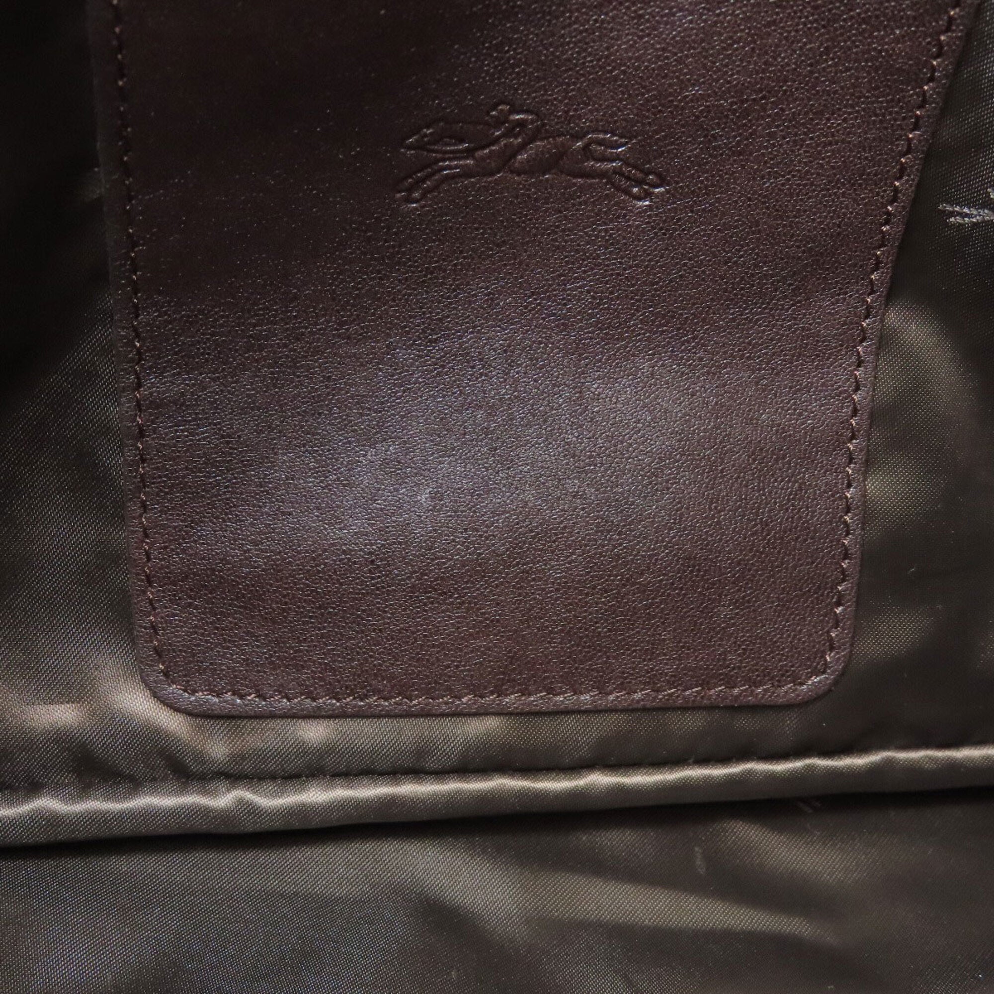 Longchamp Brown Leather Handbag (Pre-Owned)