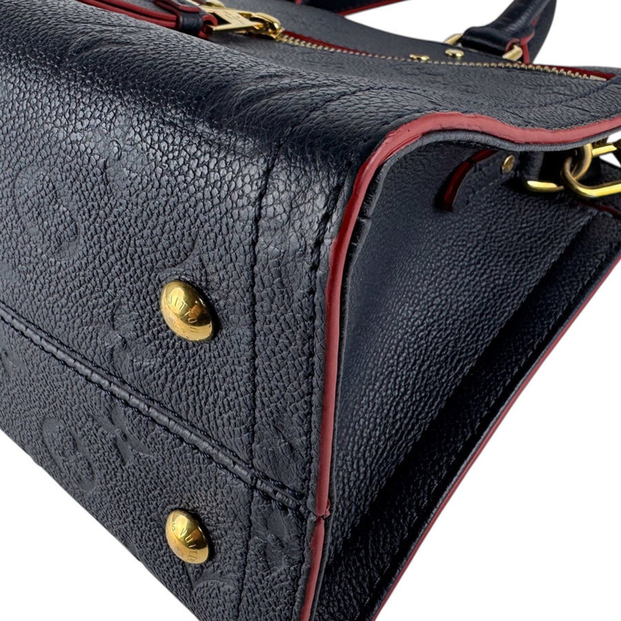 Louis Vuitton Marine Rouge Monogram Empreinte Handbag Shoulder Bag (Pre-Owned)