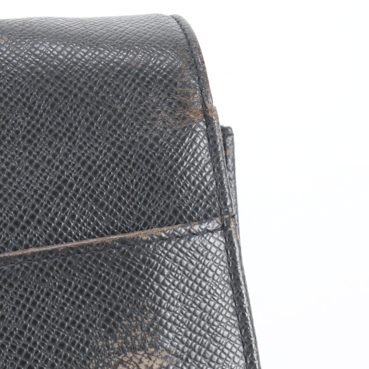Louis Vuitton Ardoise Leather Clutch Bag Pouch (Pre-Owned)