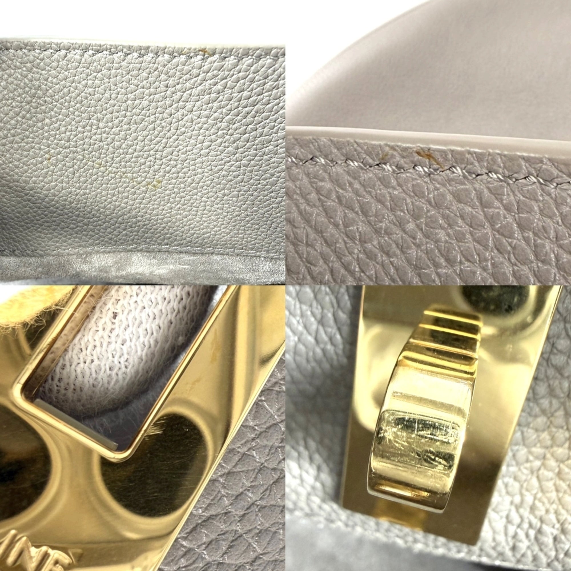 Celine Brown Leather Handbag Pouch Shoulder Bag (Pre-Owned)