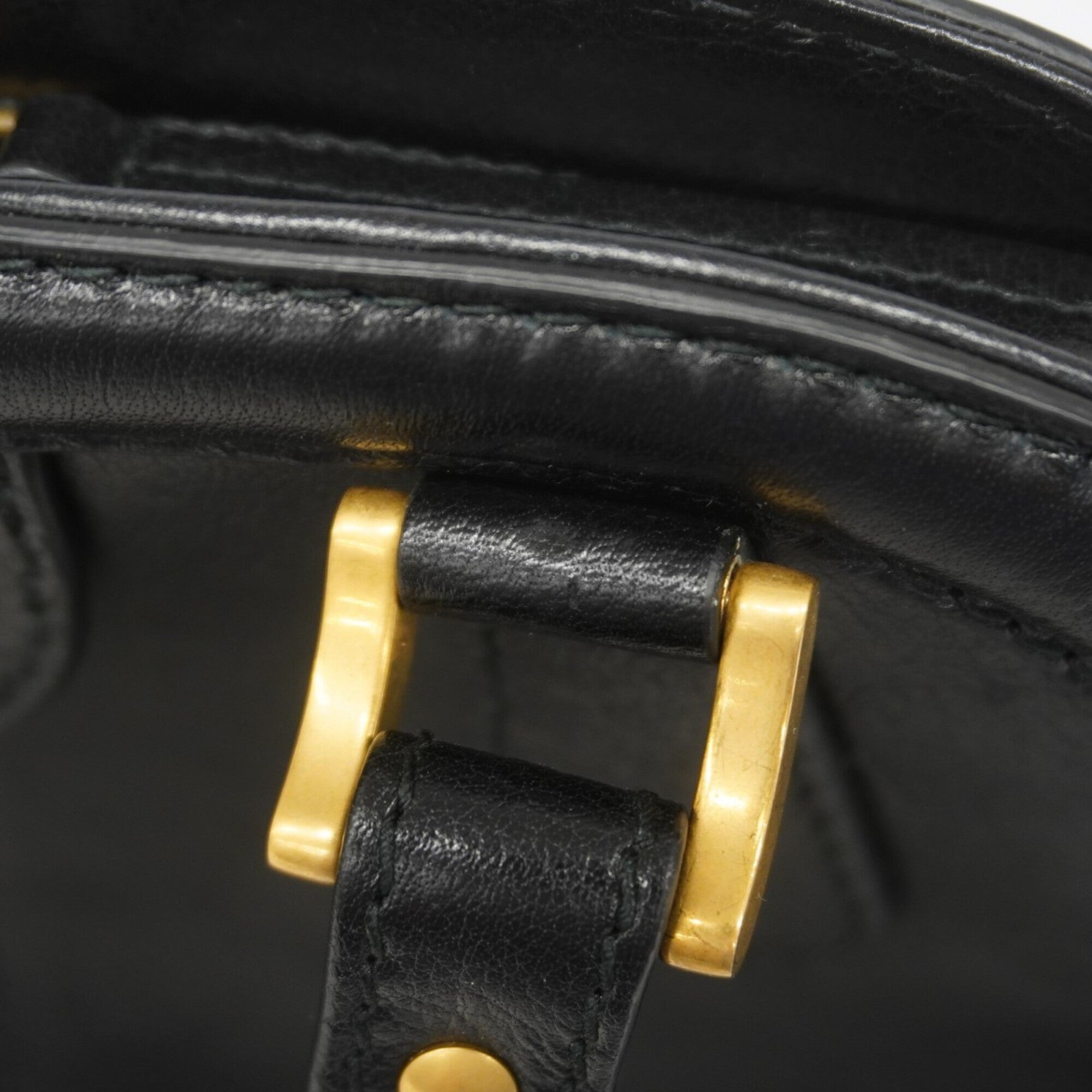 Gucci Black Leather Handbag (Pre-Owned)