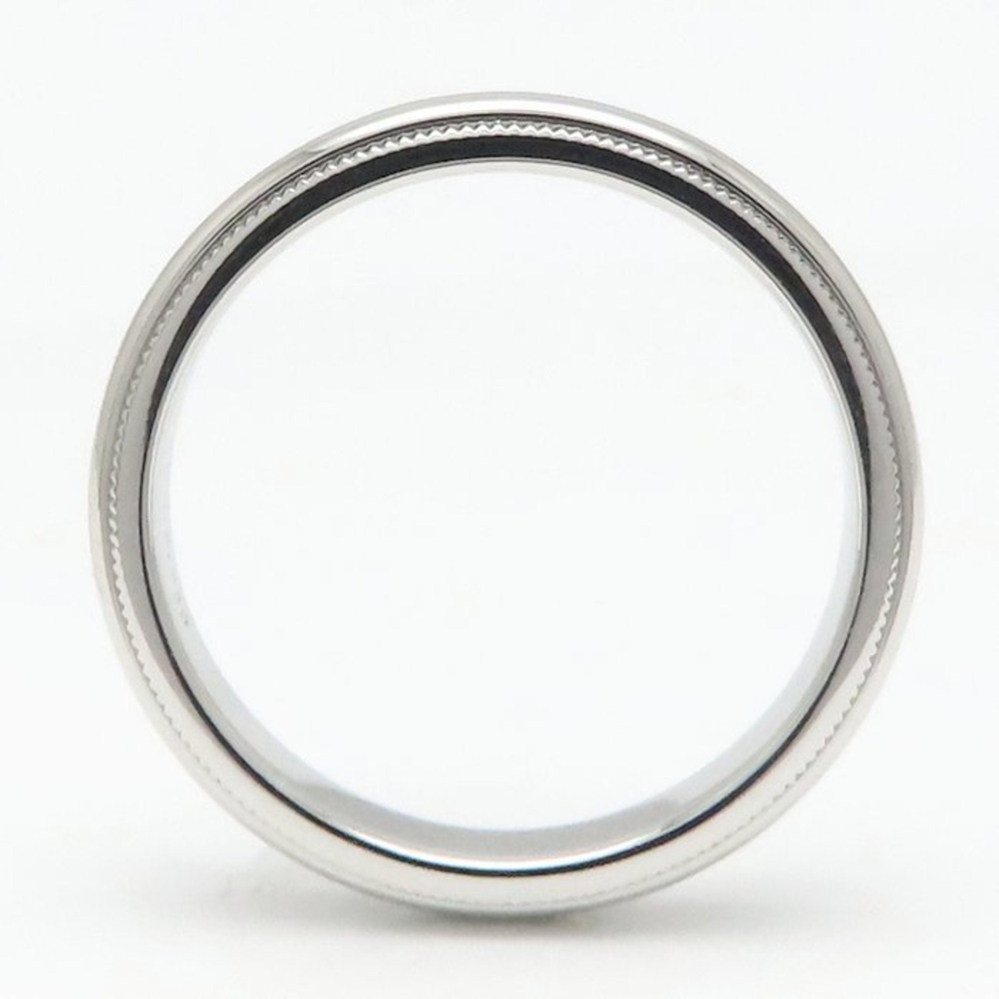 Tiffany Platinum Platinum 950 Band Ring (Pre-Owned)
