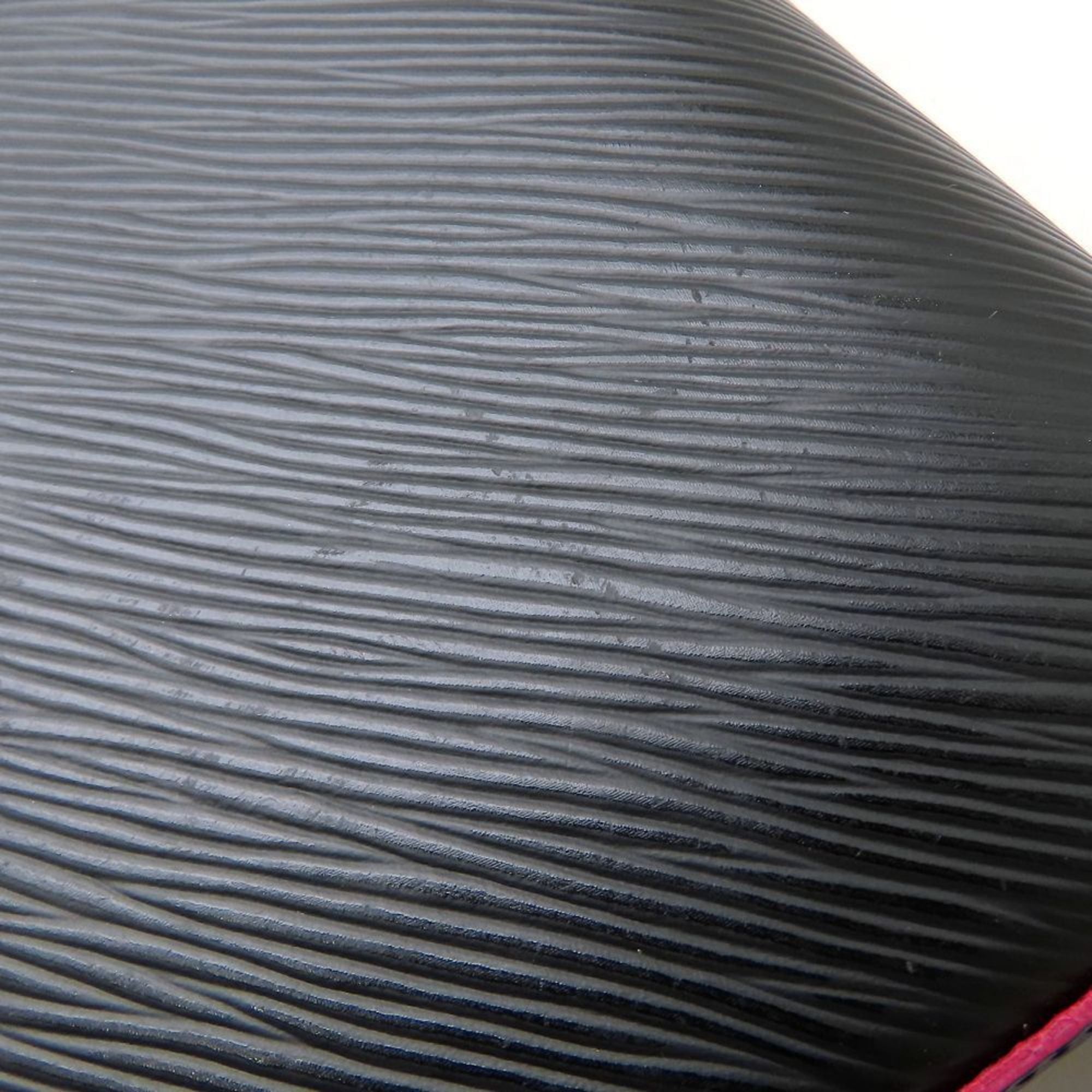 Louis Vuitton Hot Pink Noir Leather Pochette (Pre-Owned)